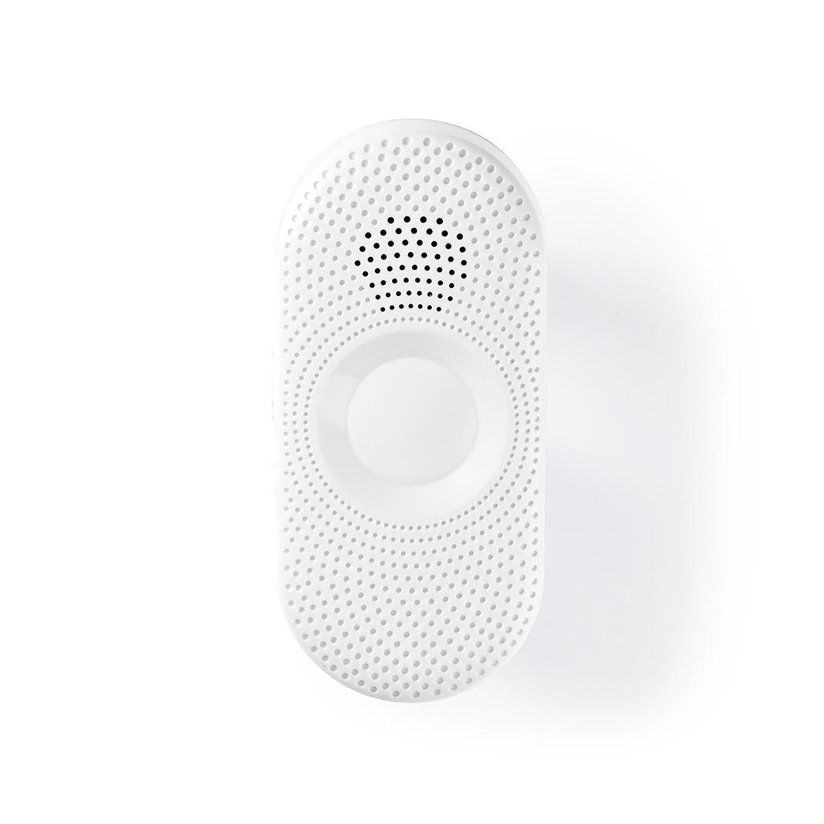 Wireless doorbell | Power adapter | 220 - 240 V AC 50 Hz | 1x CR2032 | Volume: 80 dB | Signal range: 300 m | IP44 | Adjustable volume | 36 Melodies | 1 Recipient | Grey/White