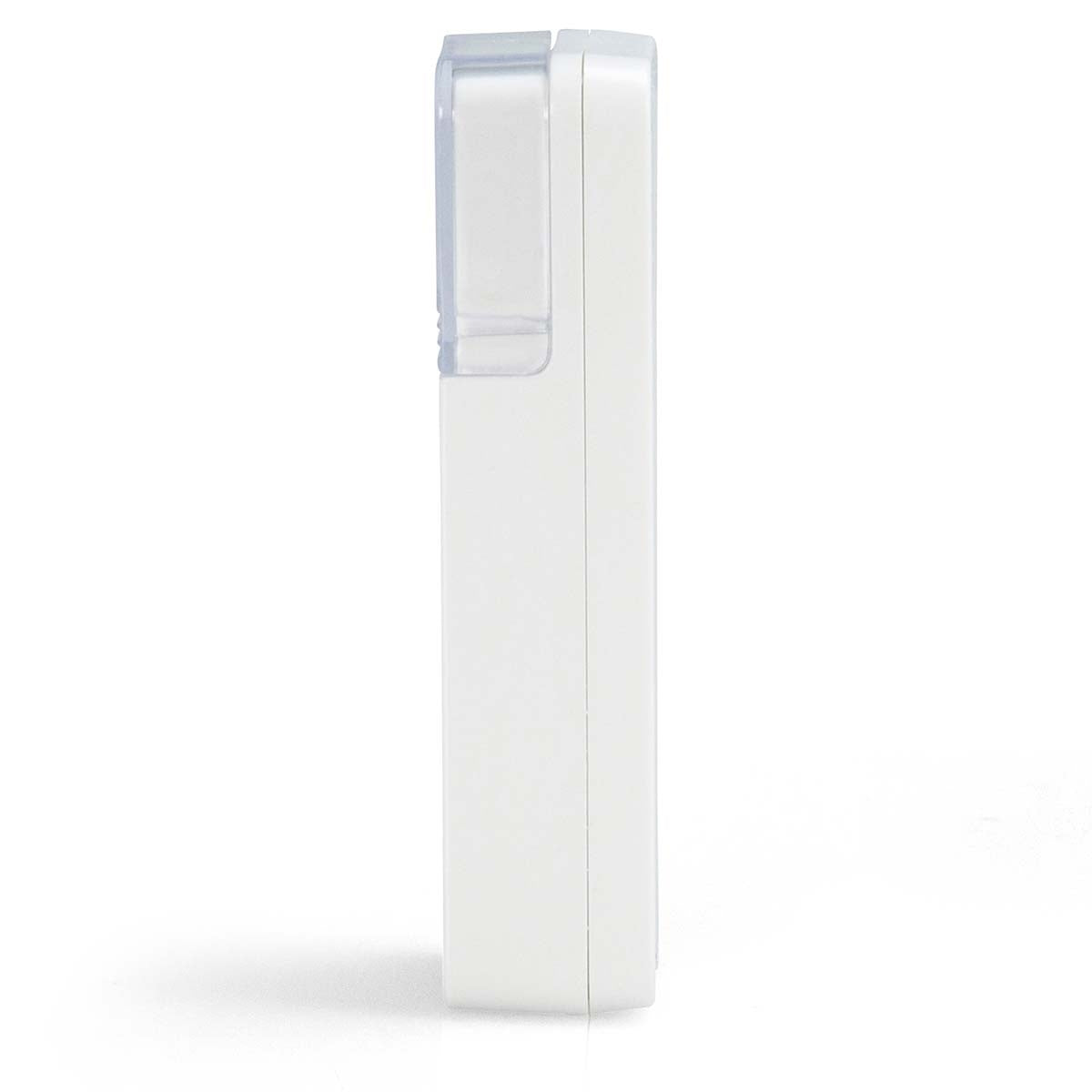 Wireless doorbell with flashing light White