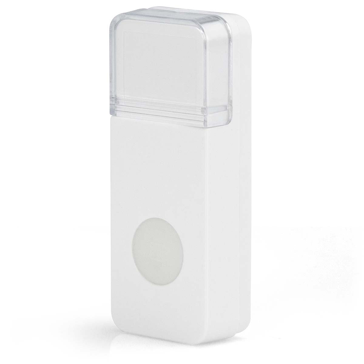 Wireless doorbell with flashing light White