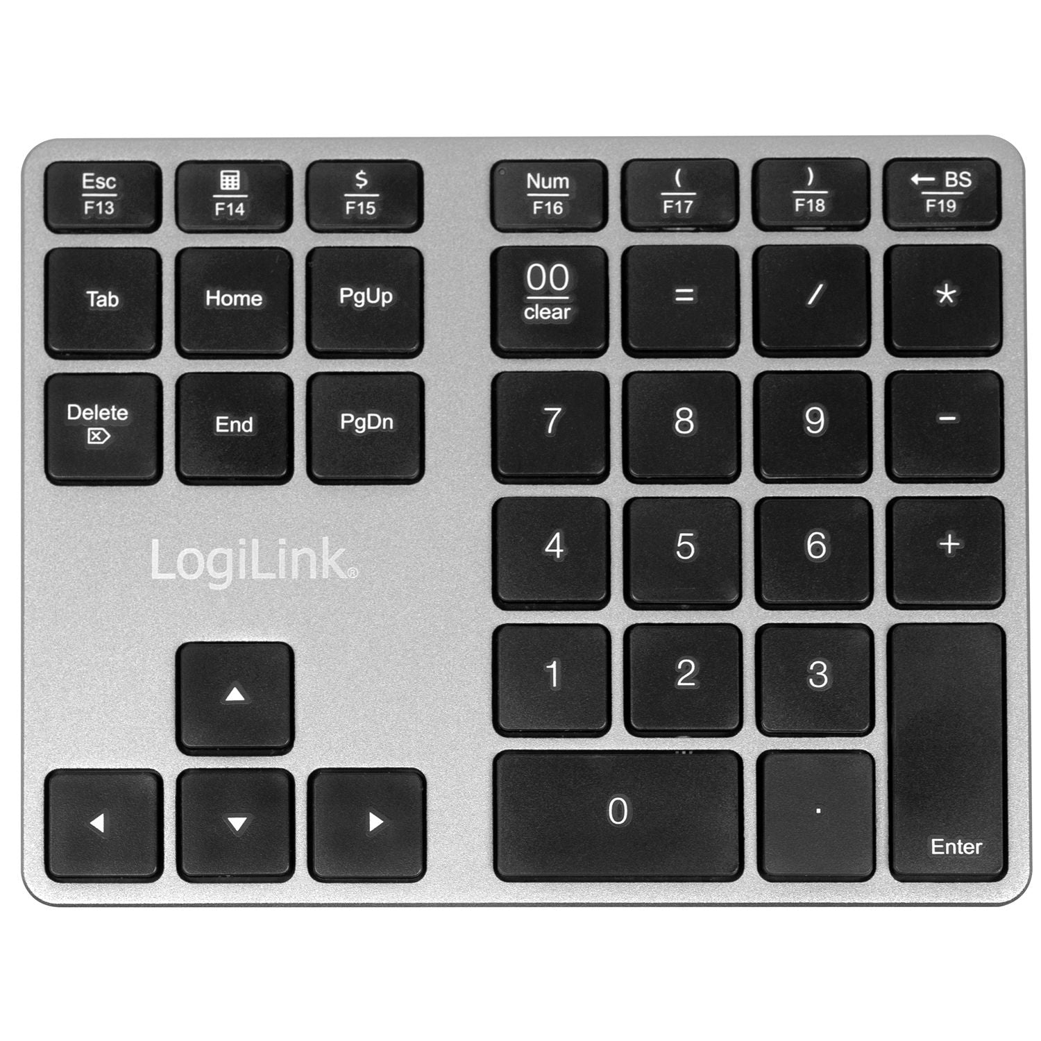Wireless numeric keyboard with arrow keys
