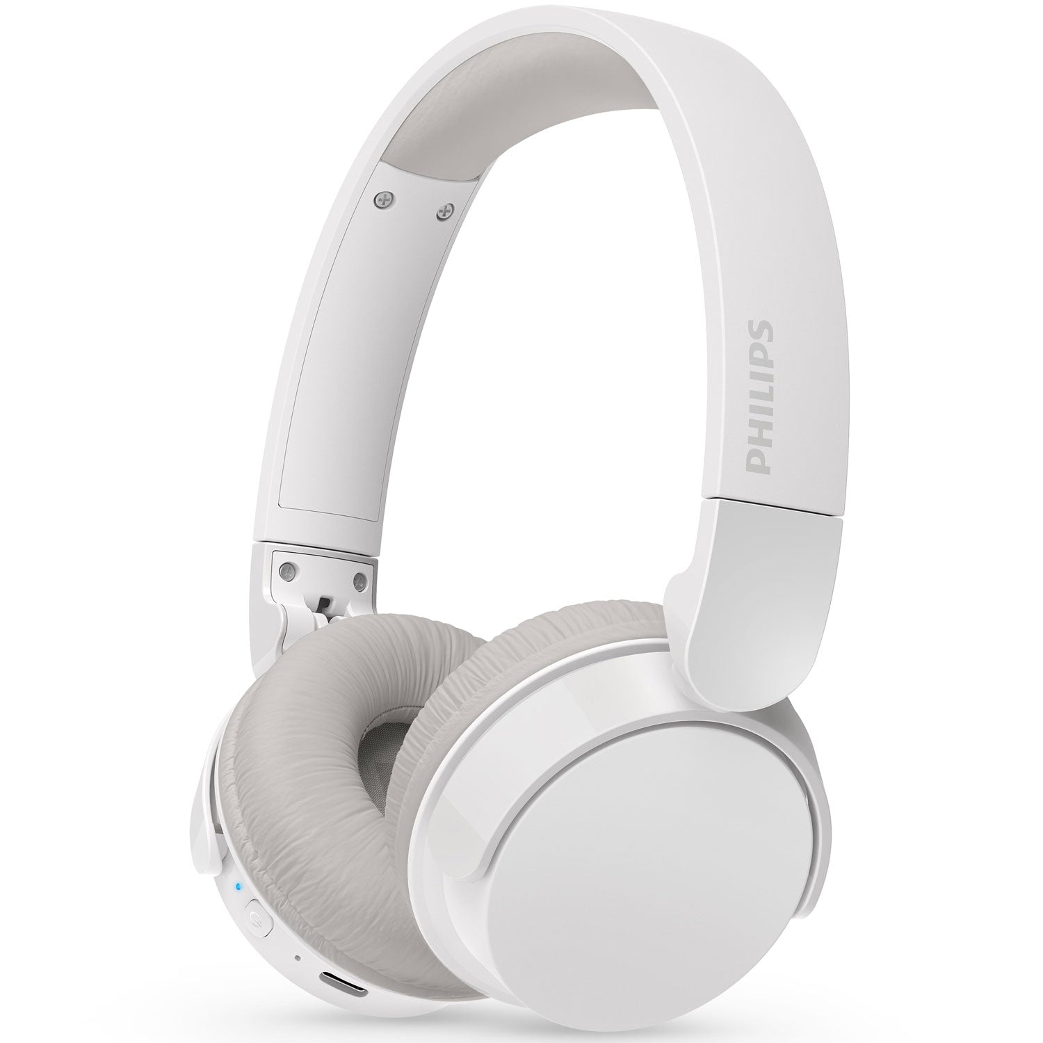 Wireless on-ear headphones TAH3209WT, 25h playing time, light and comfortable. White.