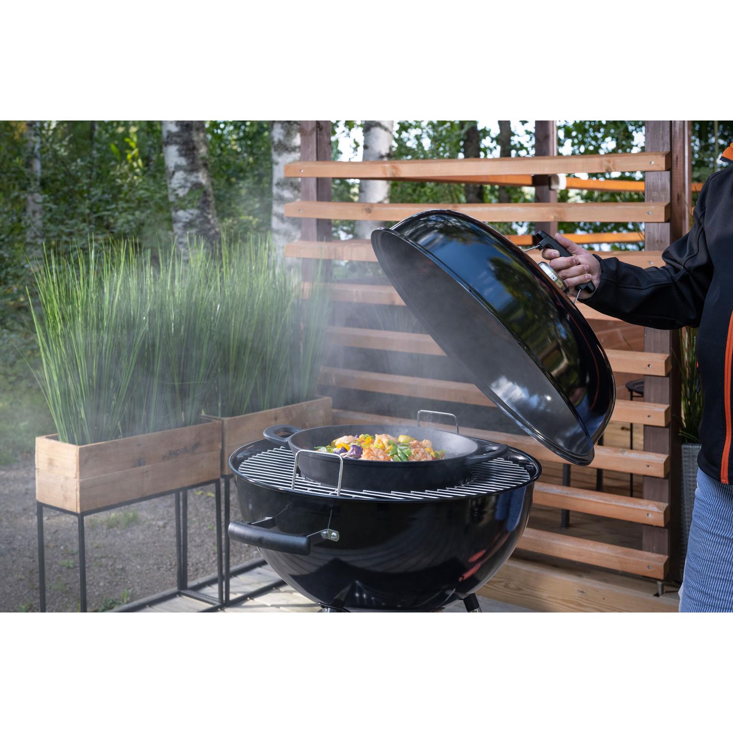 Wok in cast iron Multigrill 30 cm
