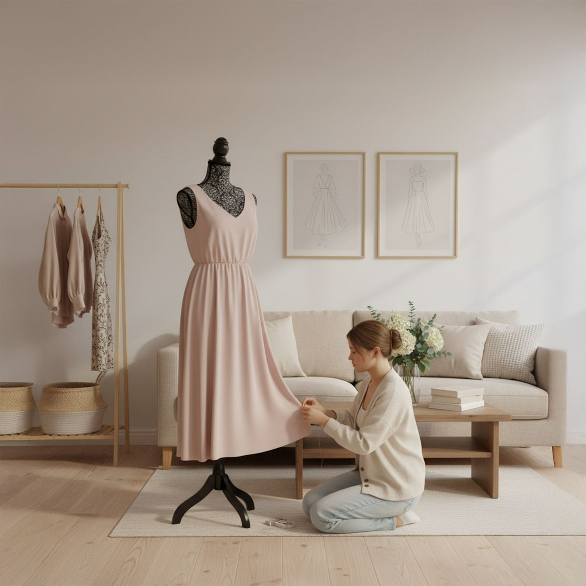 Women's Dress Form, Adjustable Mannequin 36/38