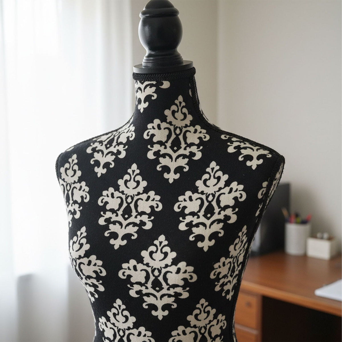 Women's Dress Form, Adjustable, Size 36/38, Baroque Cover