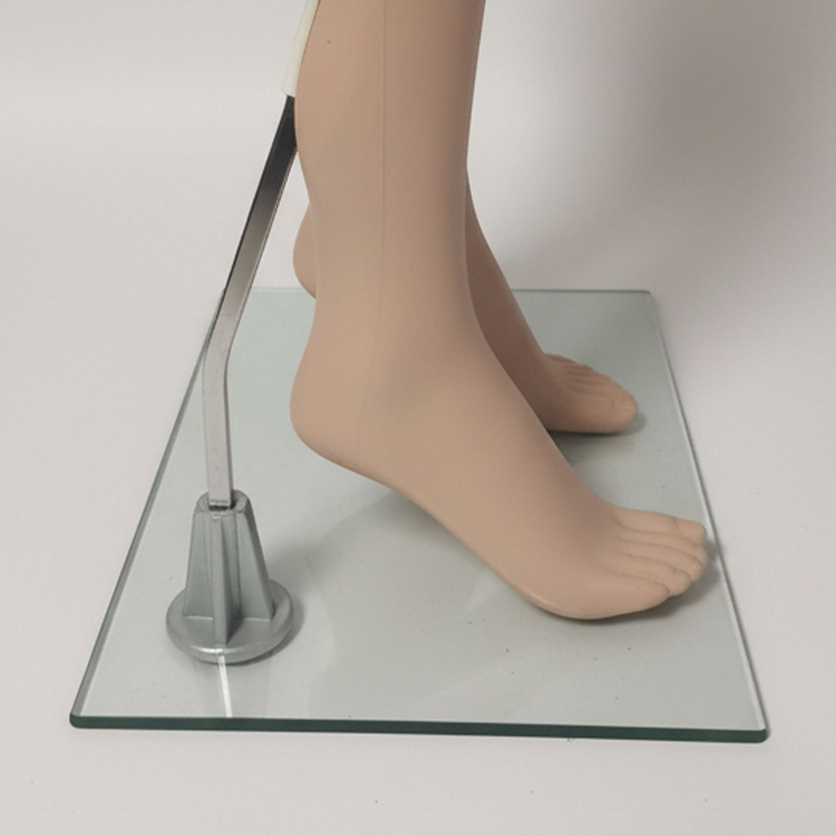 Women's Mannequin with Stand – Movable Arms, Glass Base