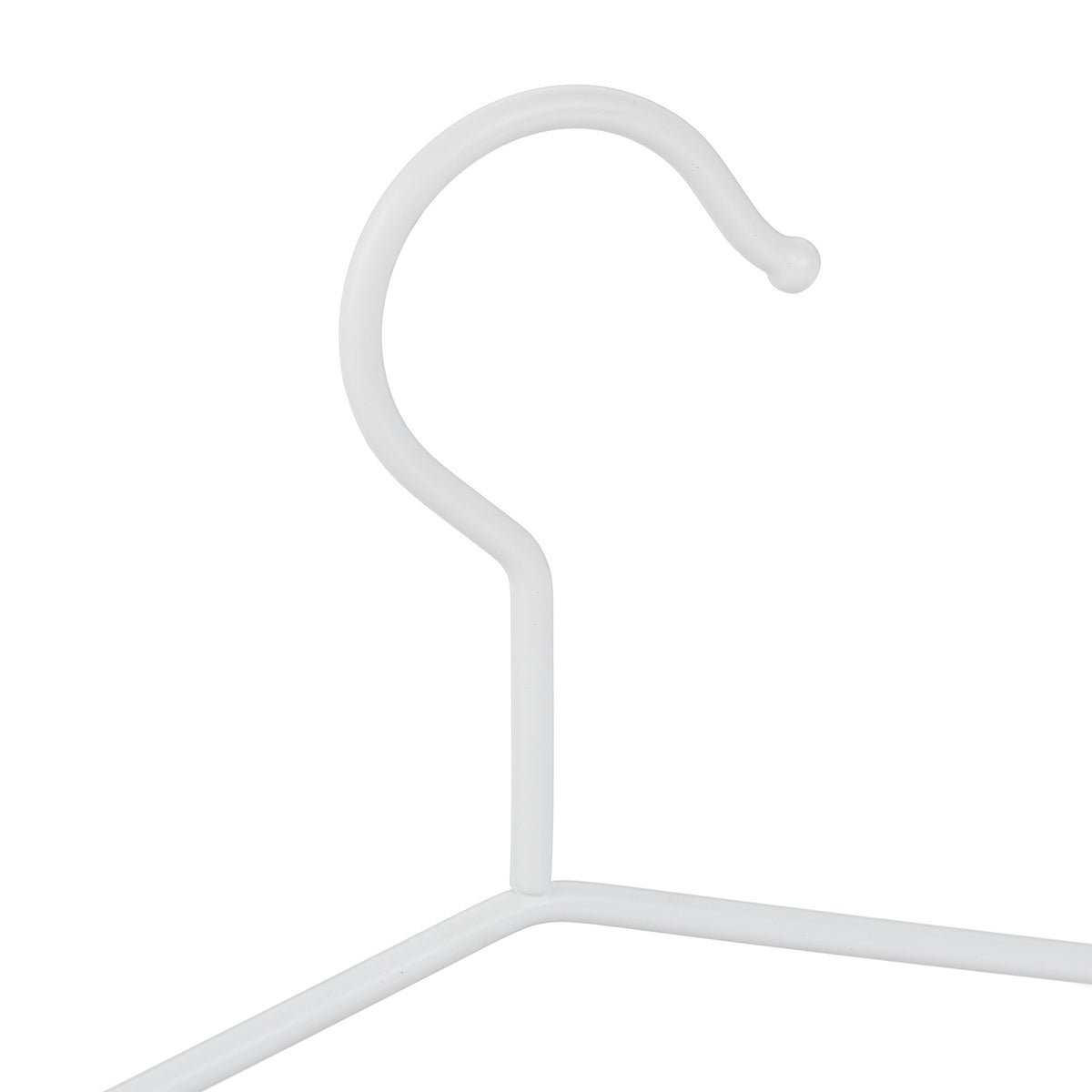 Wood and metal hangers - set of 12