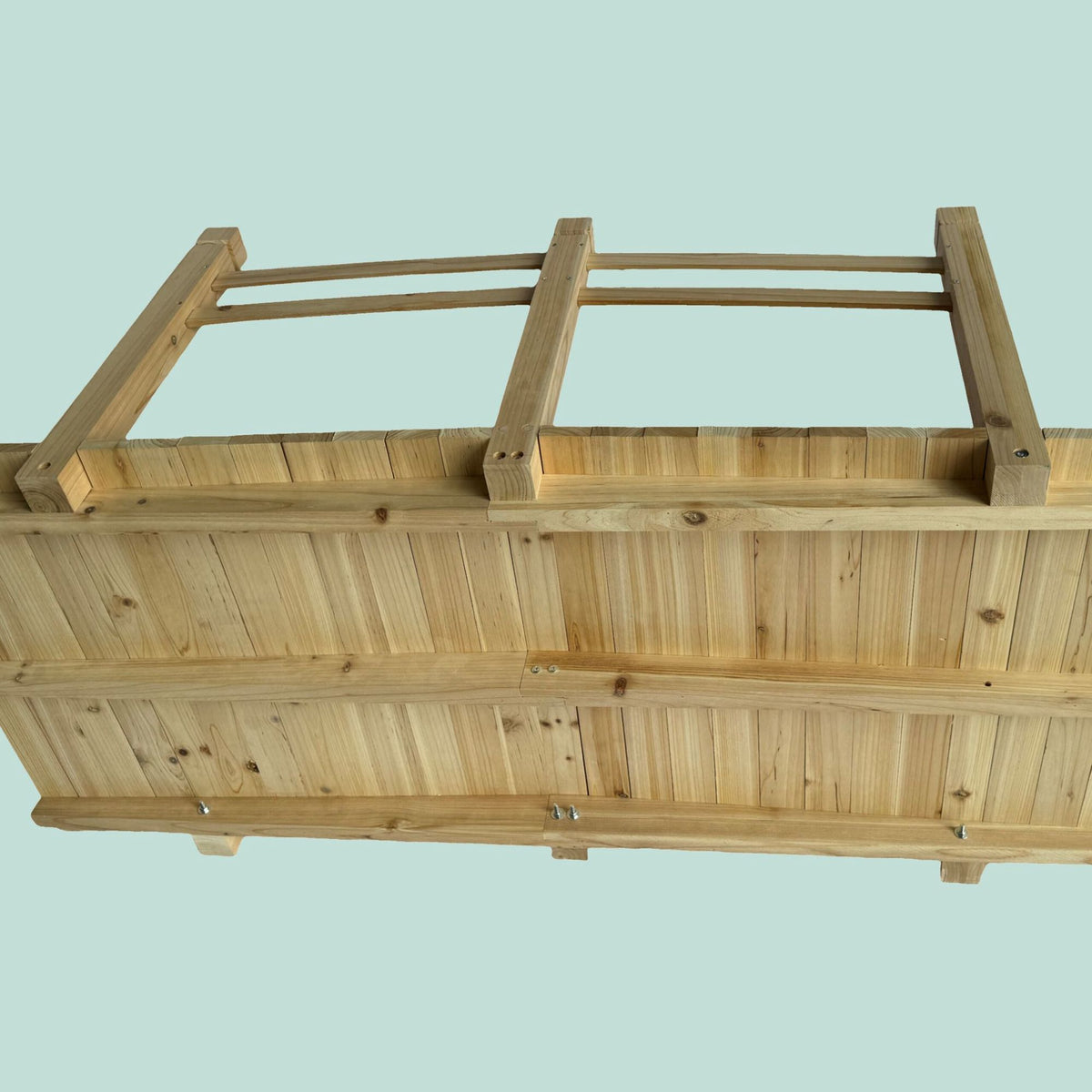 Wooden Garden Bridge – Arched Design, Weatherproof Fir