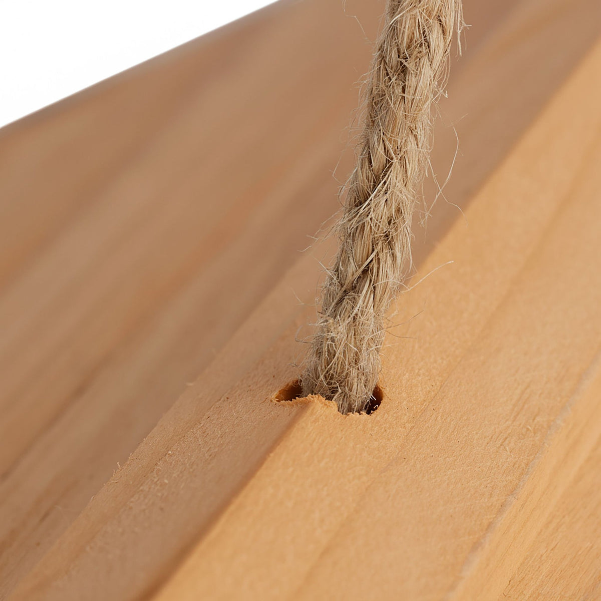 Wooden Hanging Bird Feeder – Easy Clean, Open Design