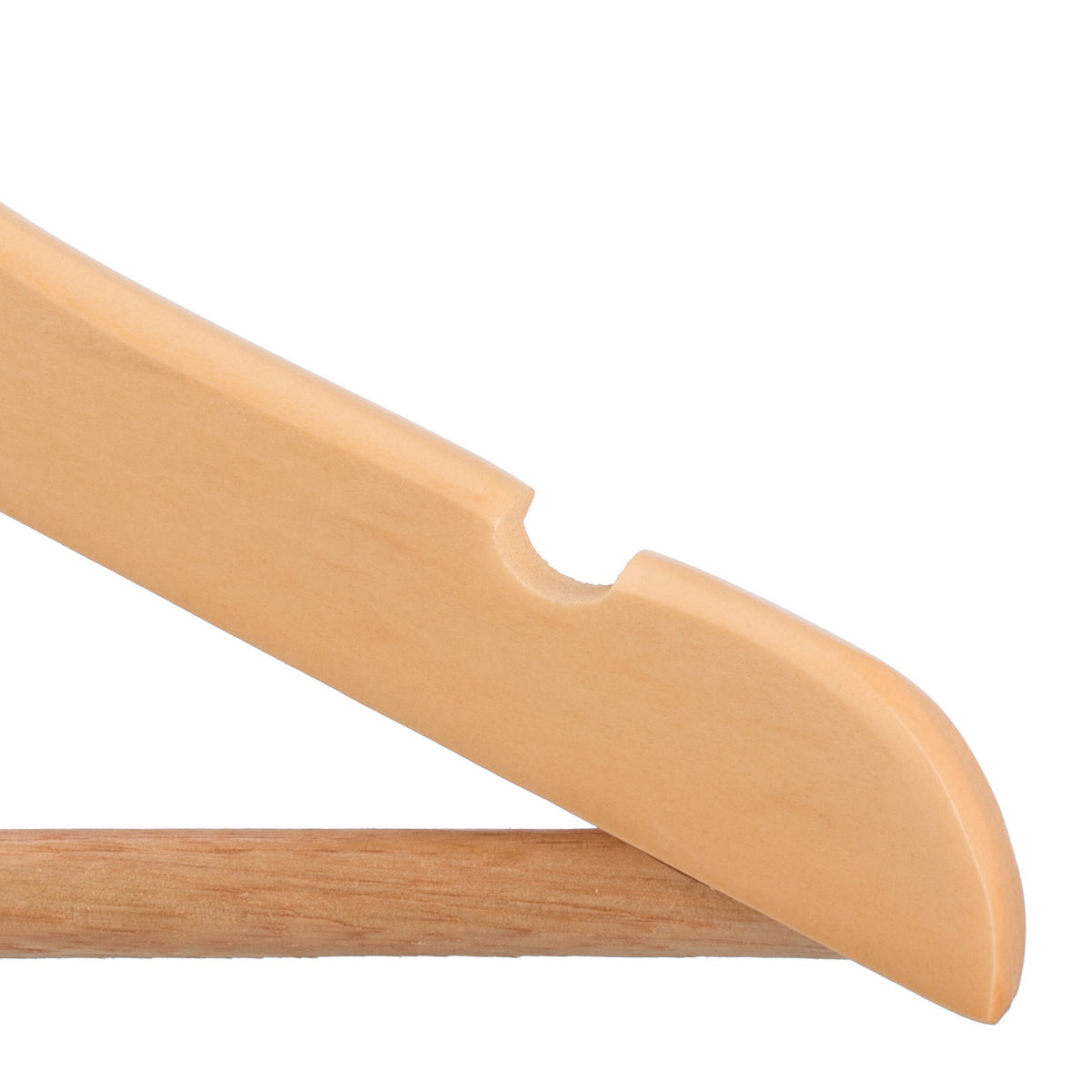 Wooden Kids' Clothes Hangers, Set of 20, Non-Slip
