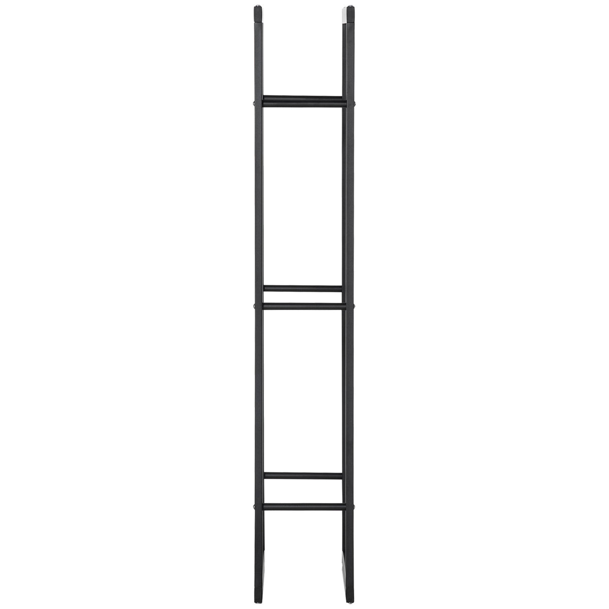 Wooden Shelf Vertical Wooden Stand 100kg Capacity Metal 60 × 25 × 150cm