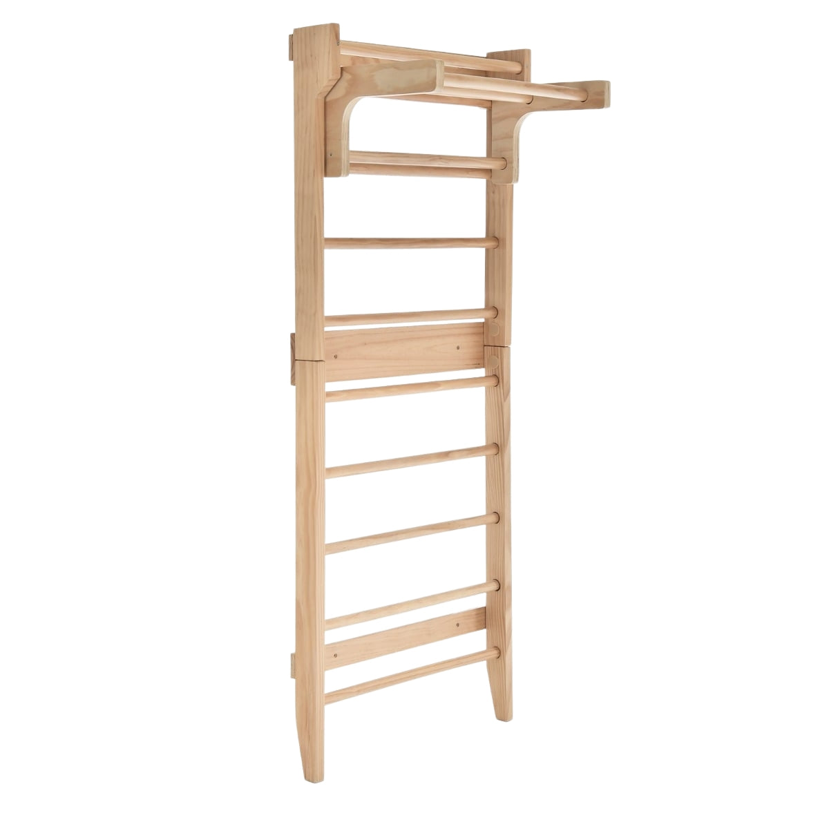 Wooden Wall-Mounted Gymnastics Ladder for Indoor Workouts