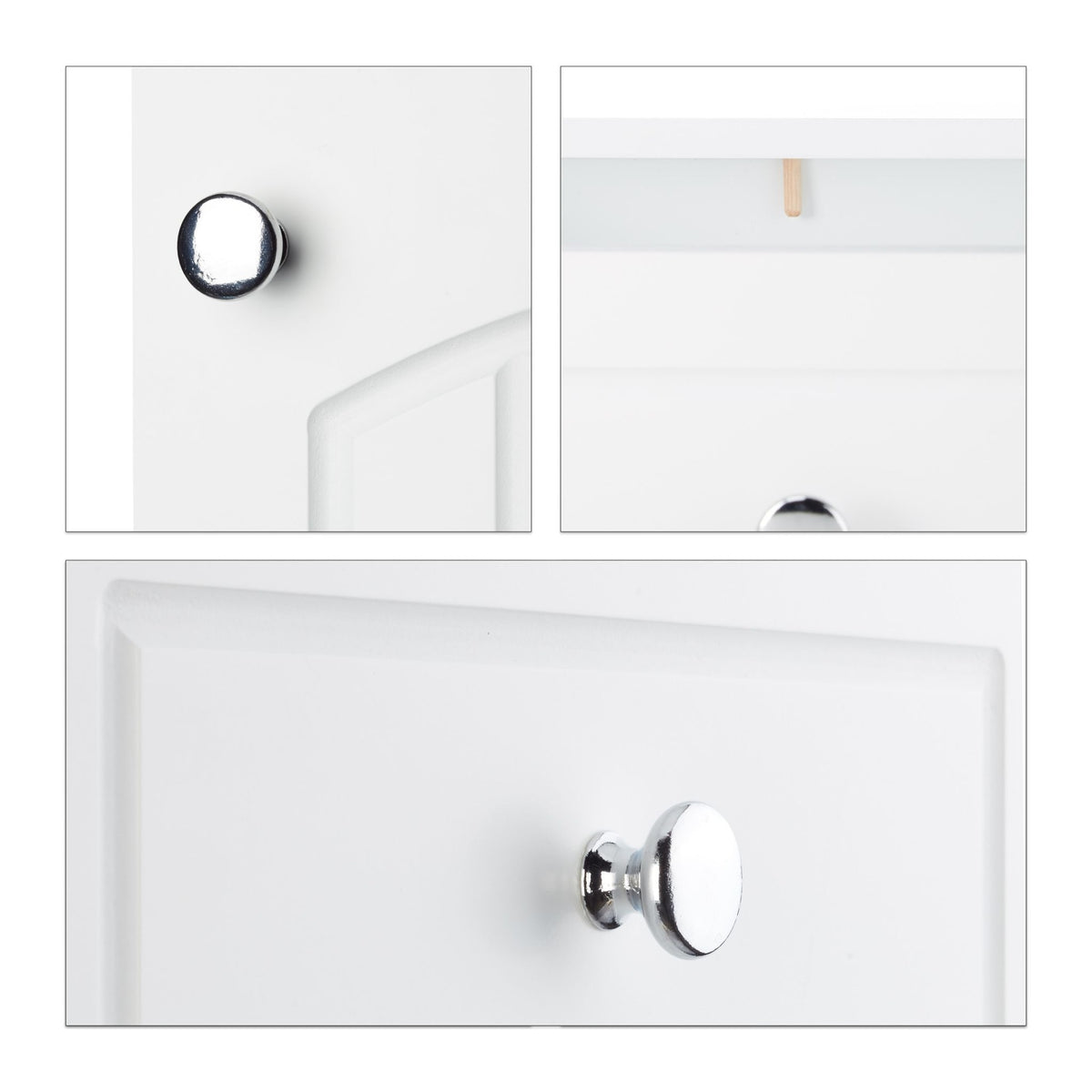 Wooden bathroom cabinet