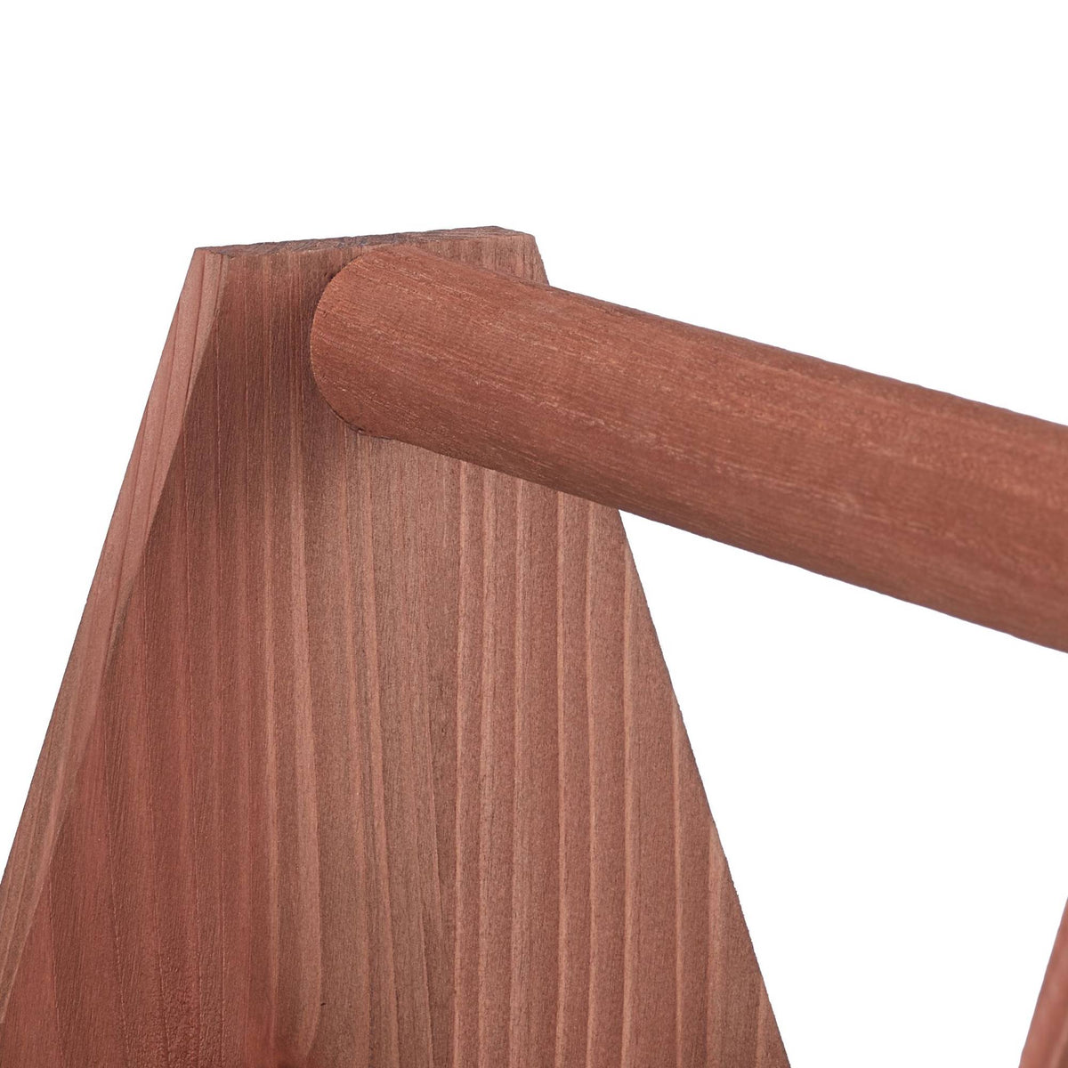 Wooden beer holder with bottle opener