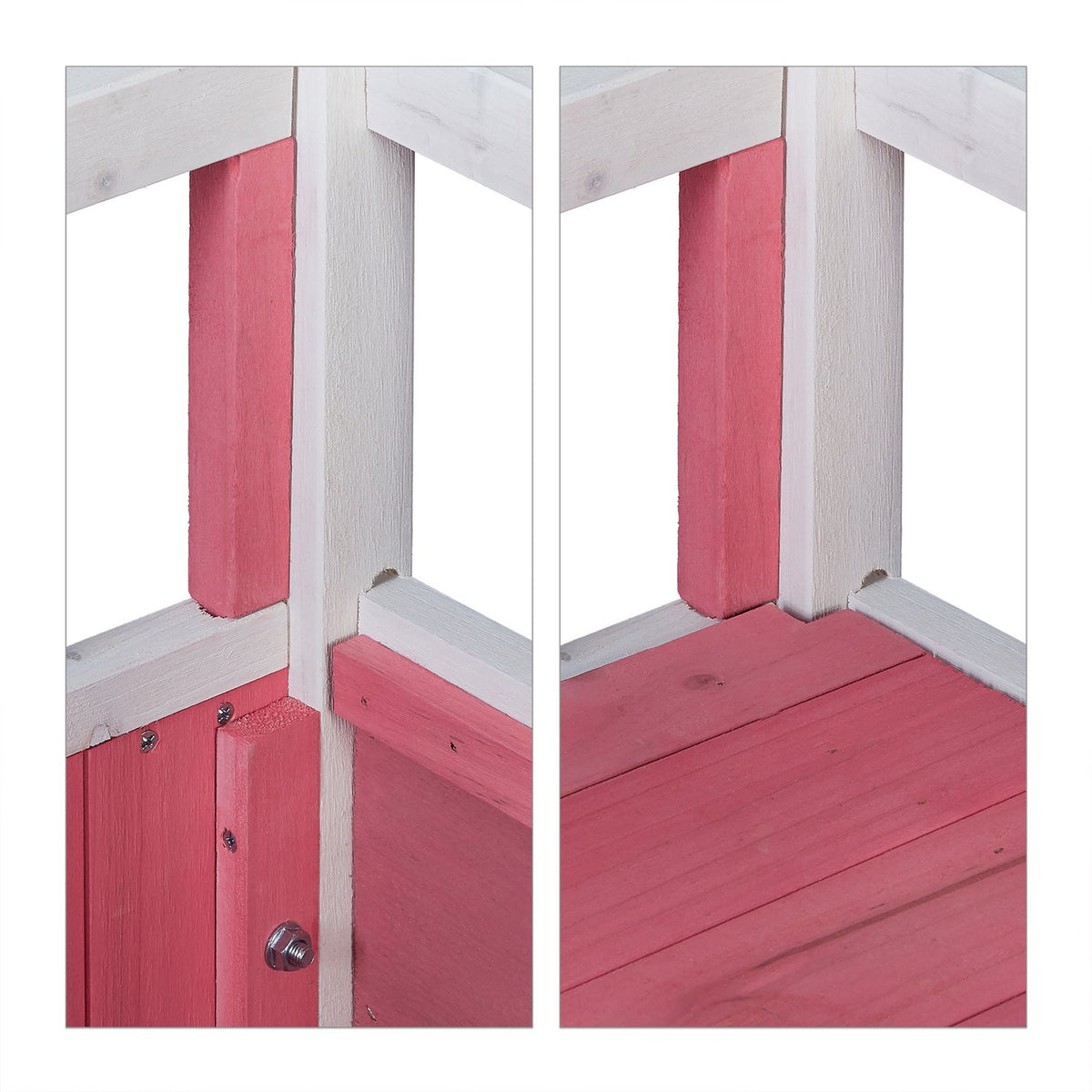 Wooden cat house