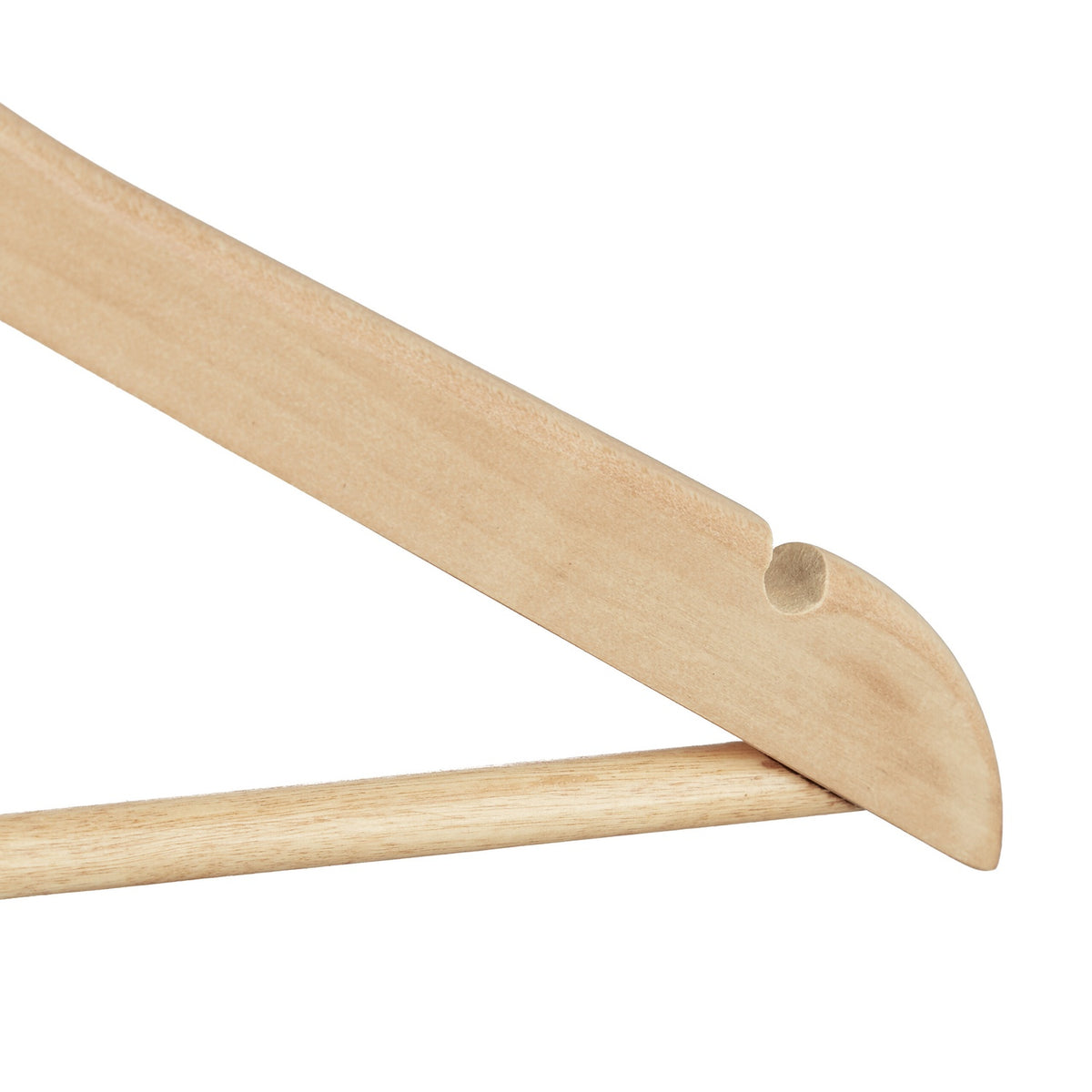 Wooden clothes hangers, 40-pack