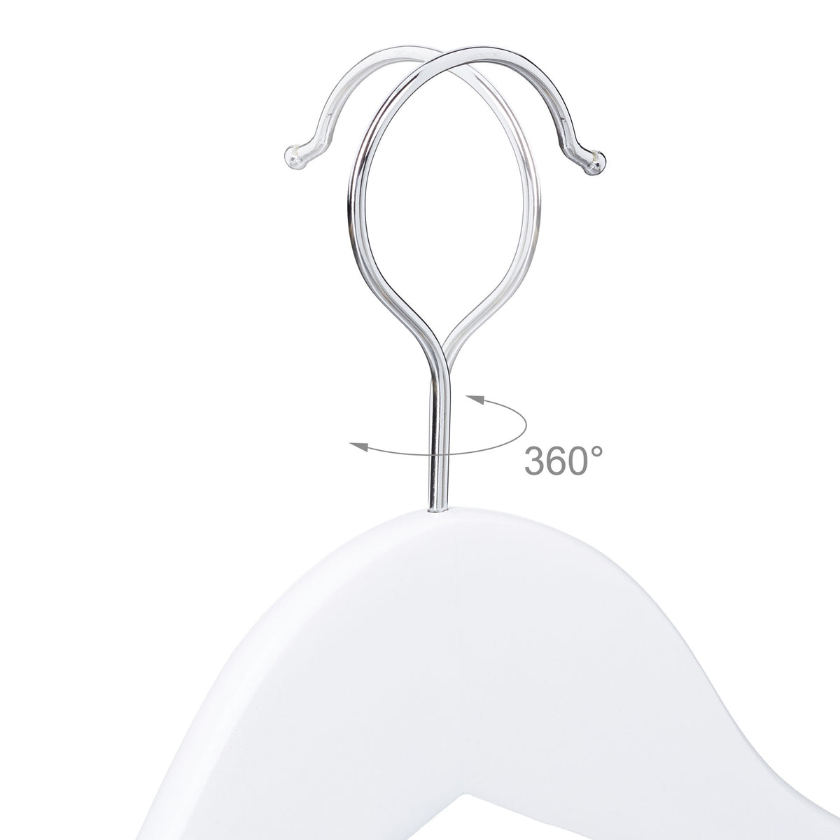 Wooden clothes hangers for children, 30-pack