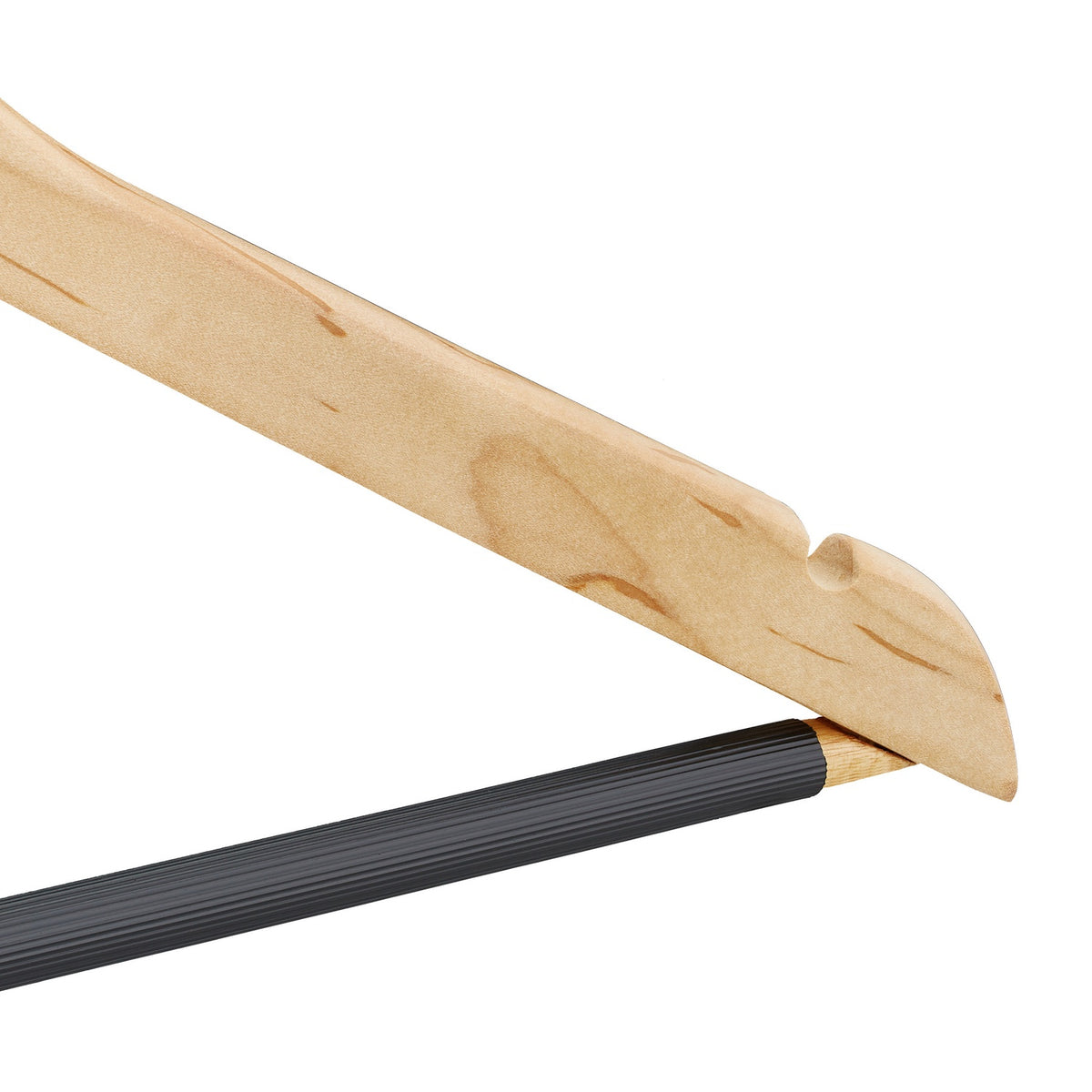 Wooden clothes hangers - set of 12