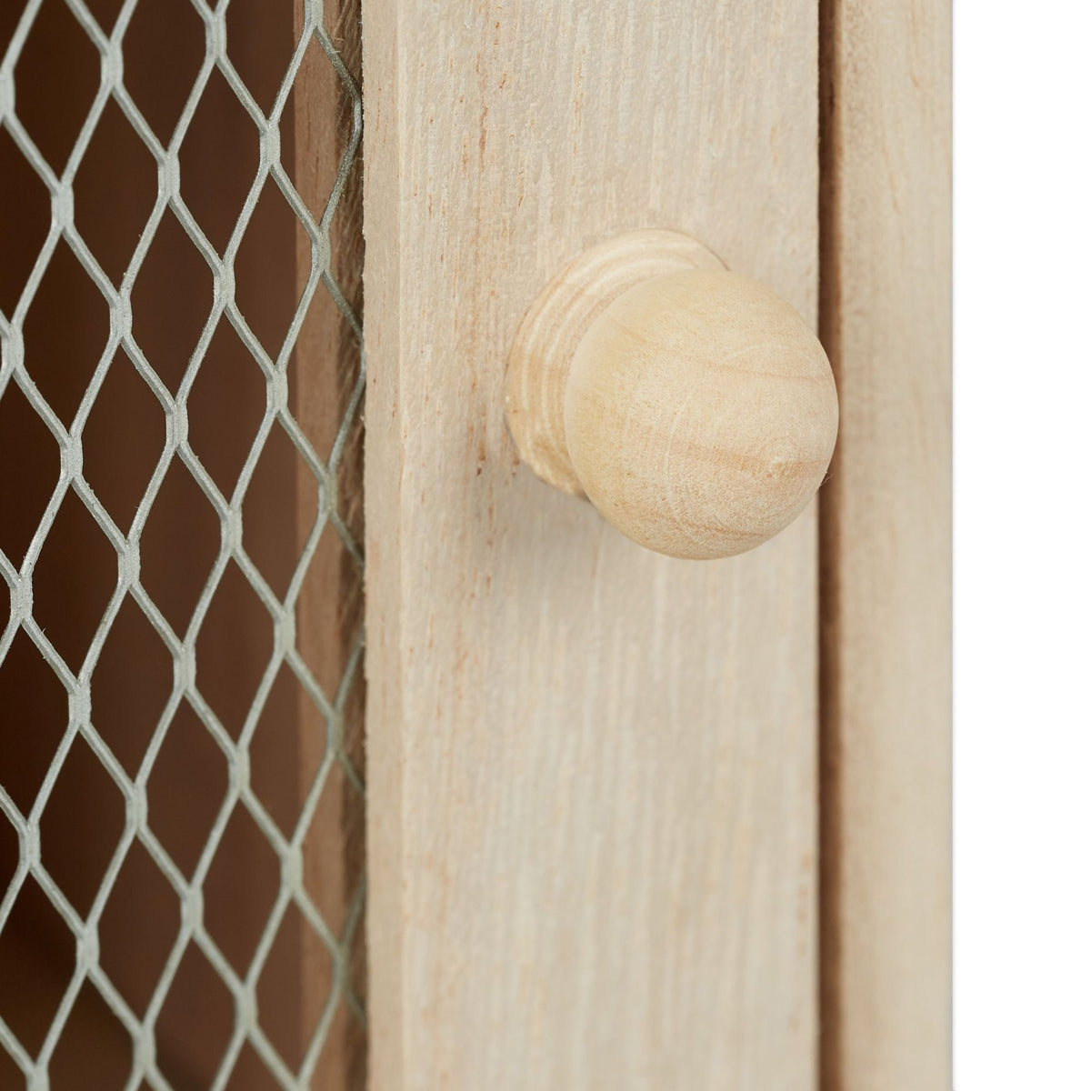 Wooden egg cabinet