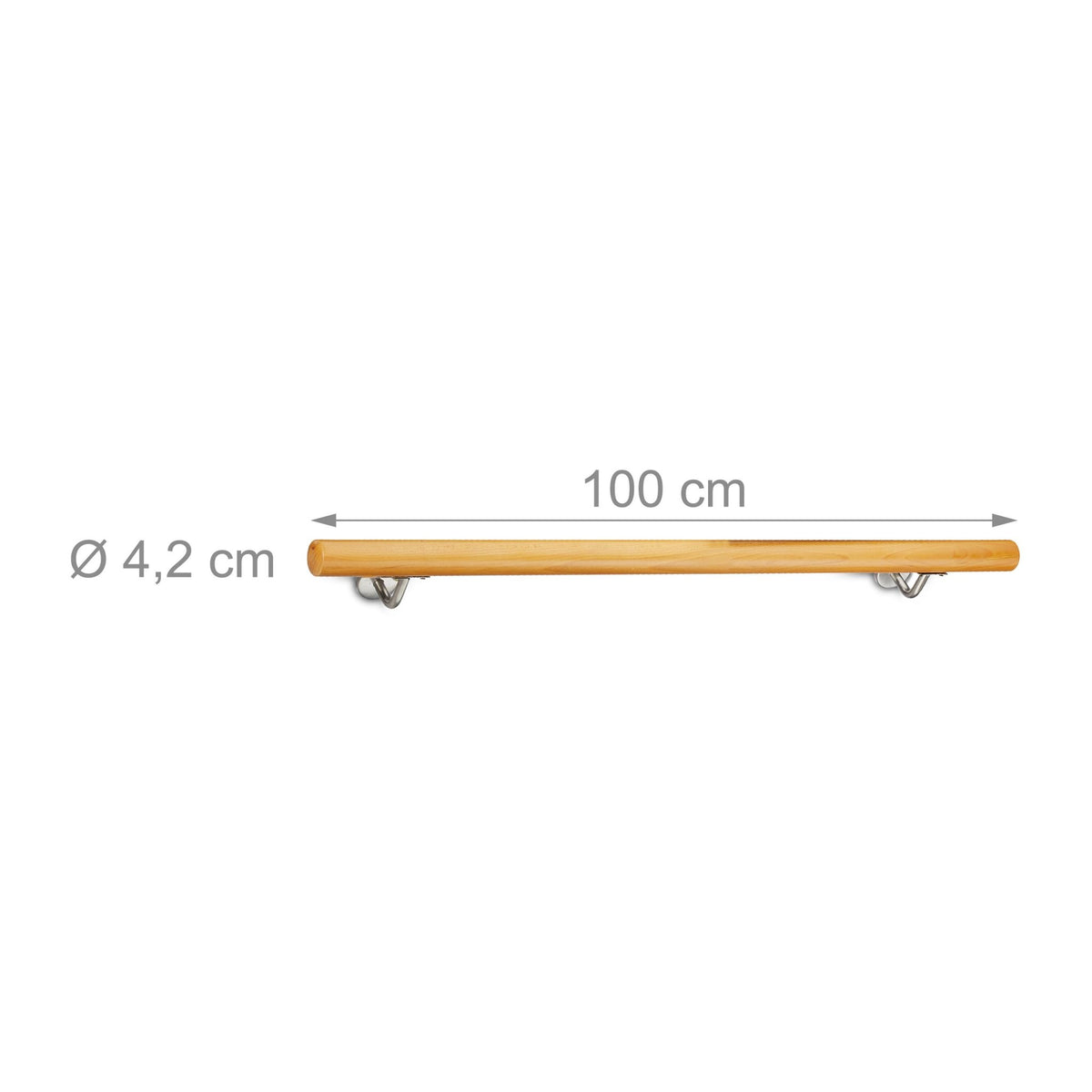 Wooden handrail