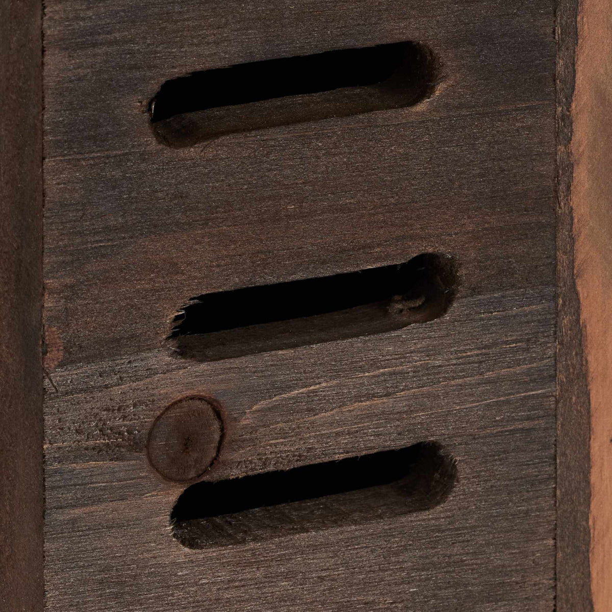 Wooden ladybug house