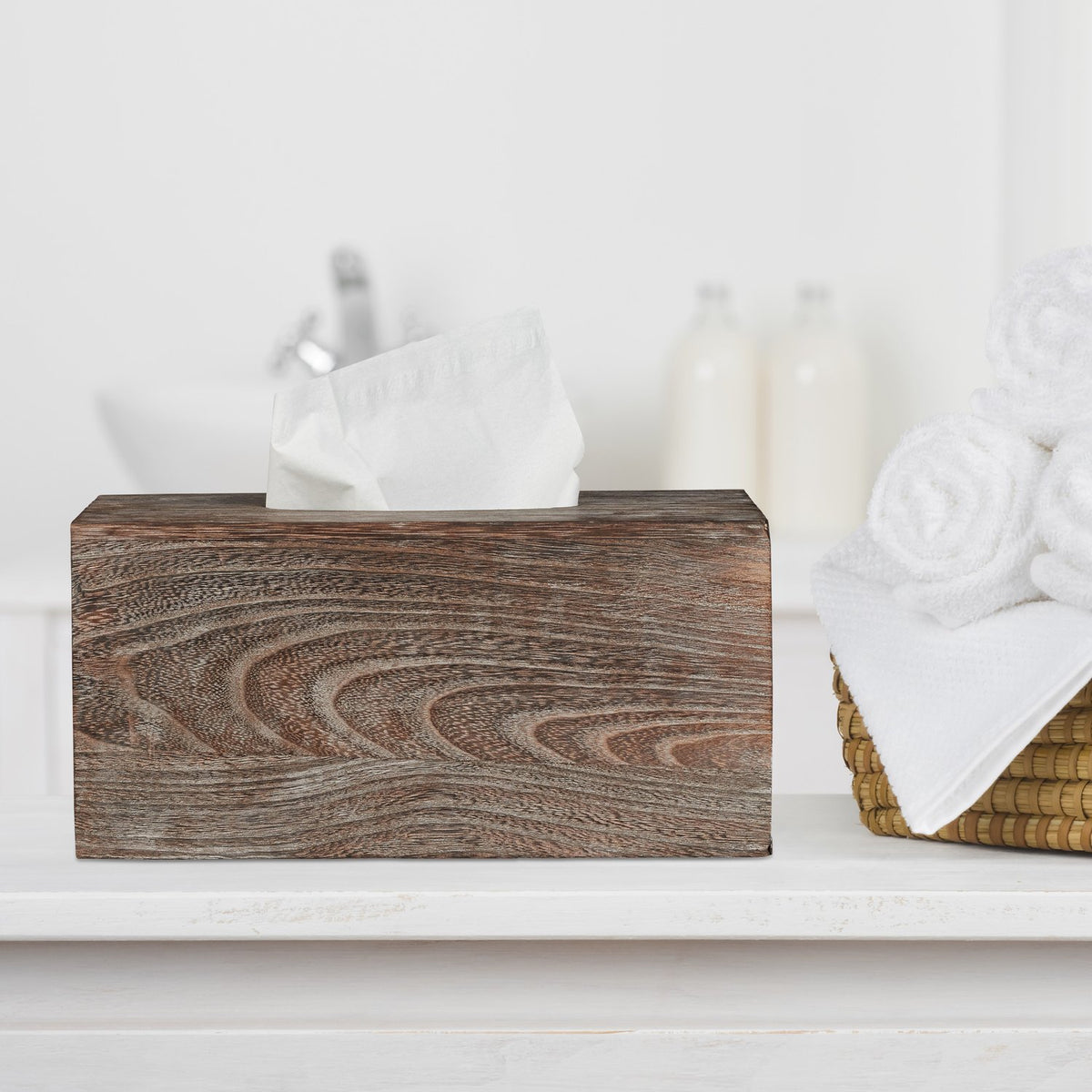 Wooden napkin holder