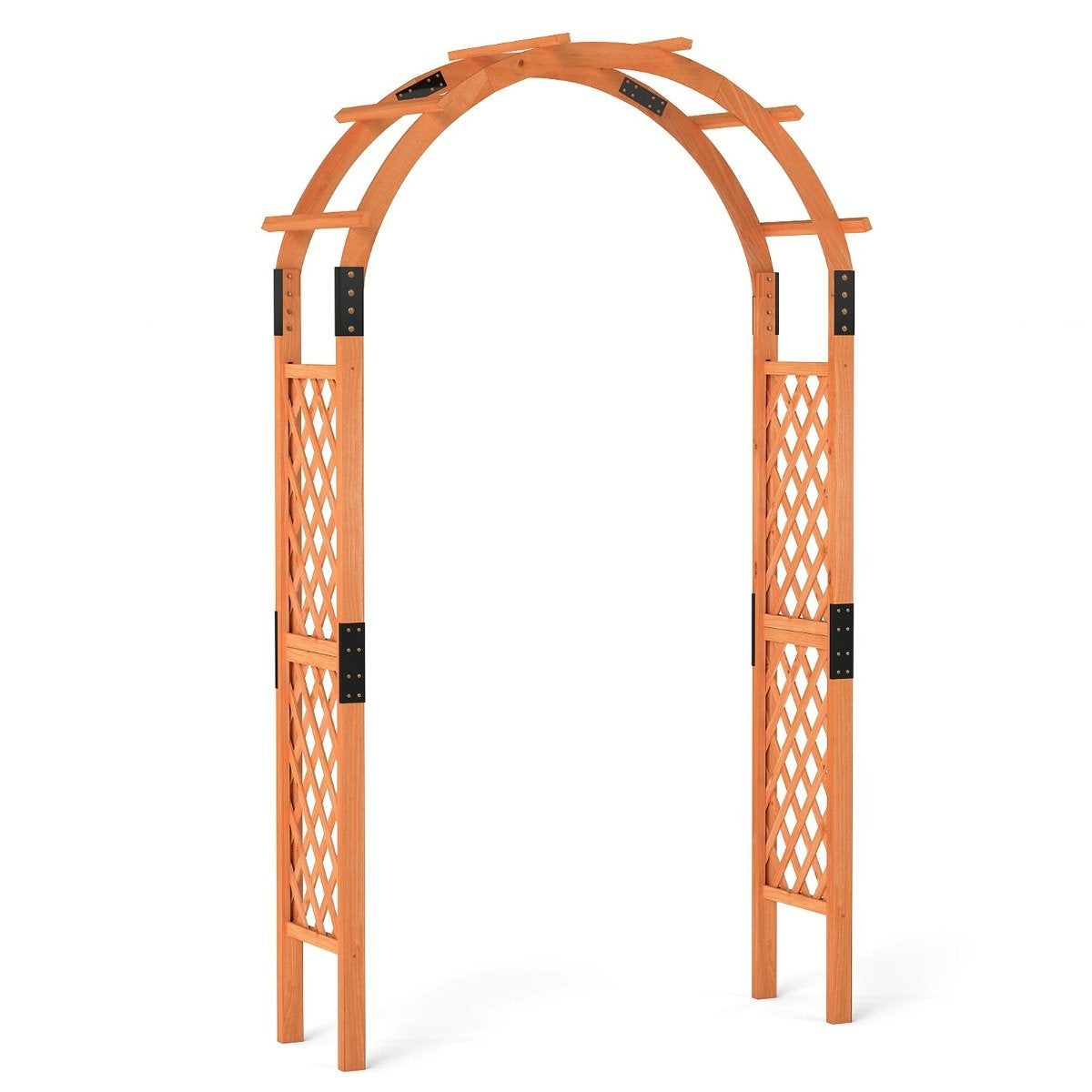 Wooden rose arch for climbing plants garden arch archway trellis climbing aid trellis