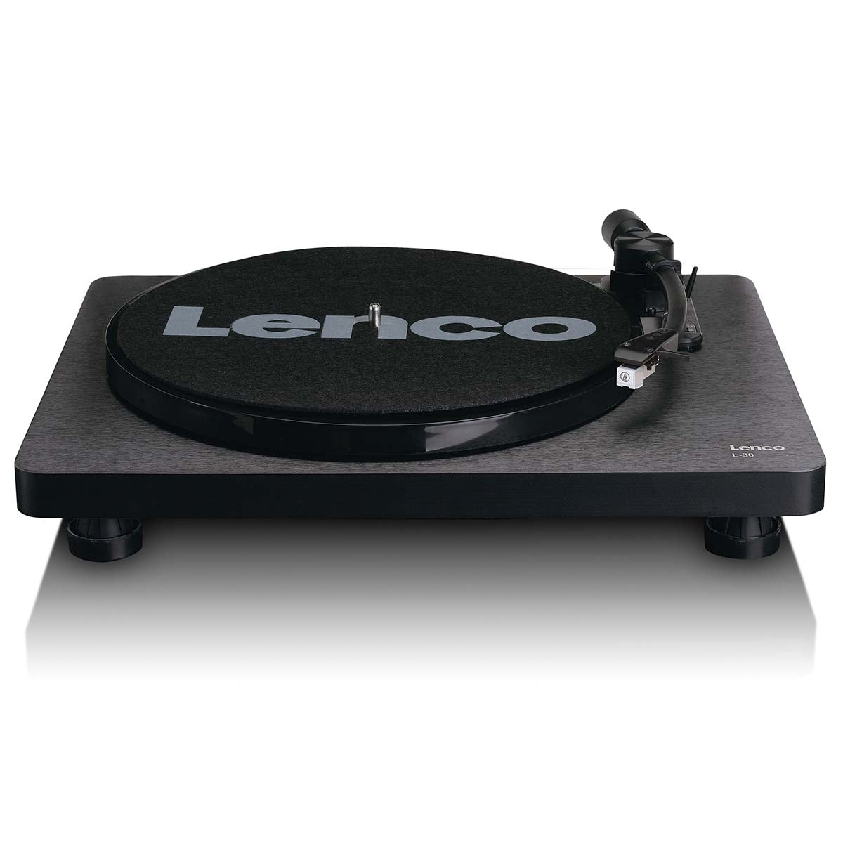 Wooden turntable with MMC Cartridge and PC Encoding Black