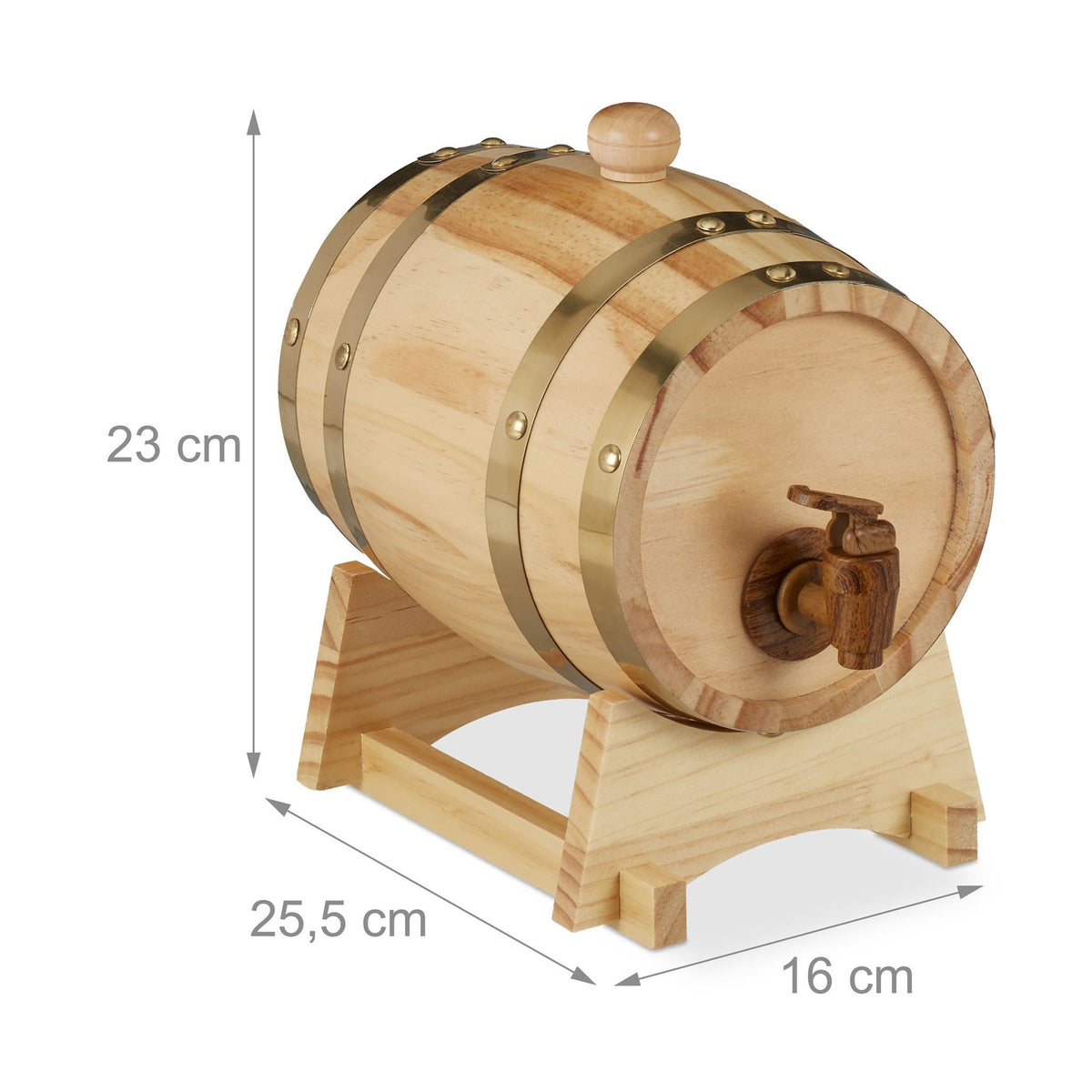 Wooden whiskey barrel 1.25 l
