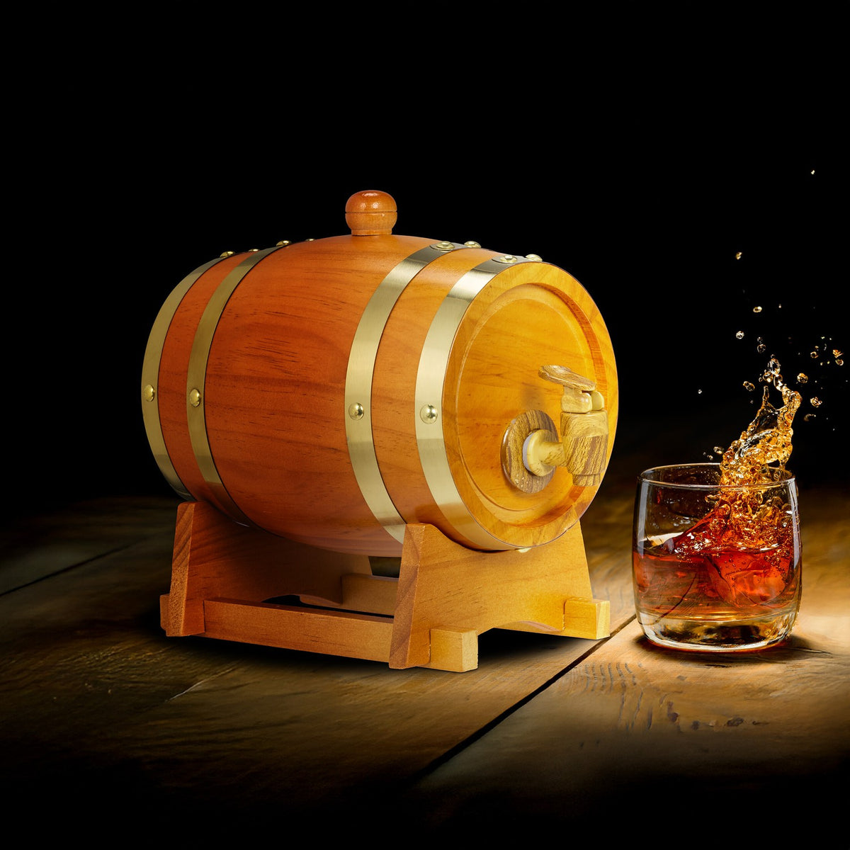 Wooden whiskey barrel 1.25 l