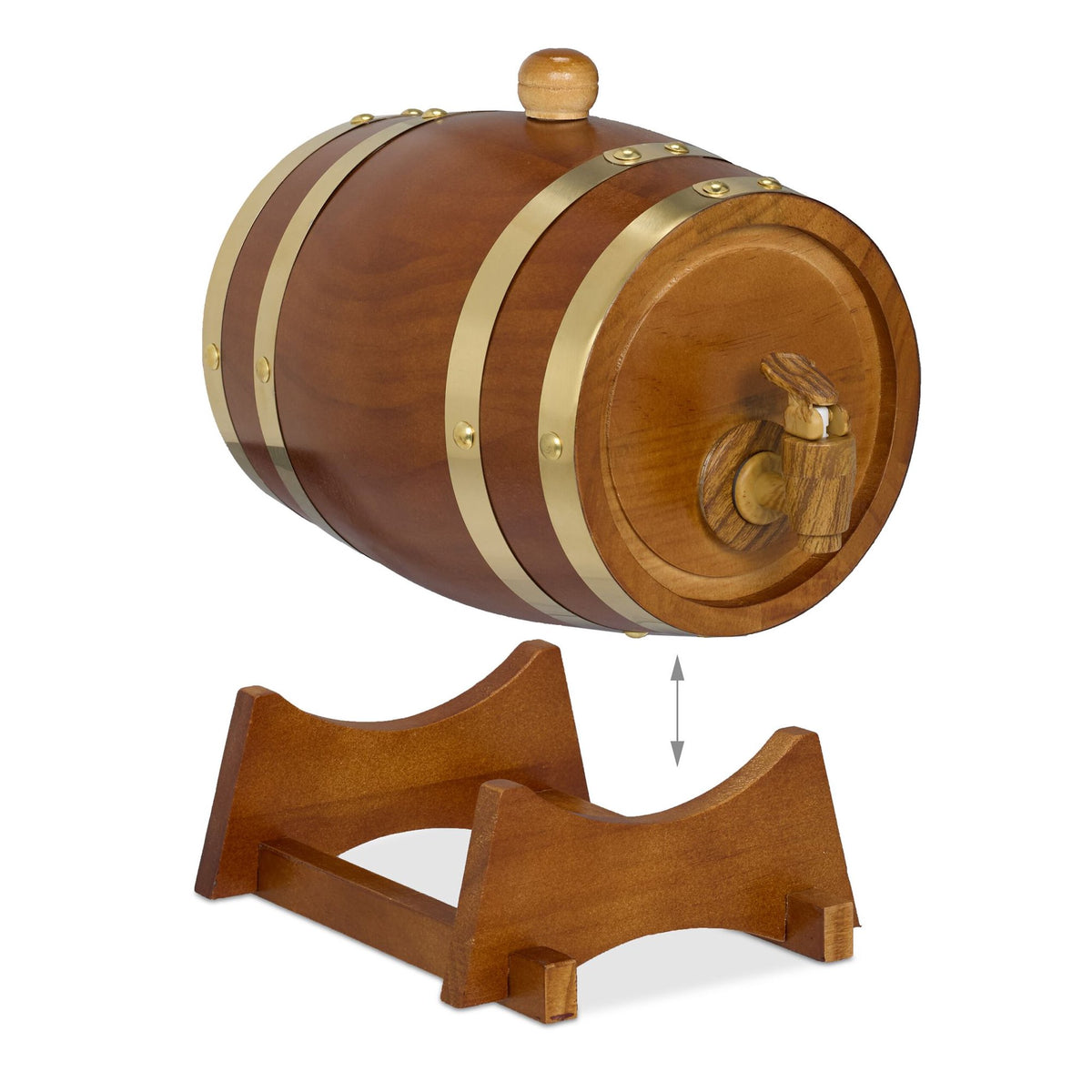 Wooden whiskey barrel 1.25 l