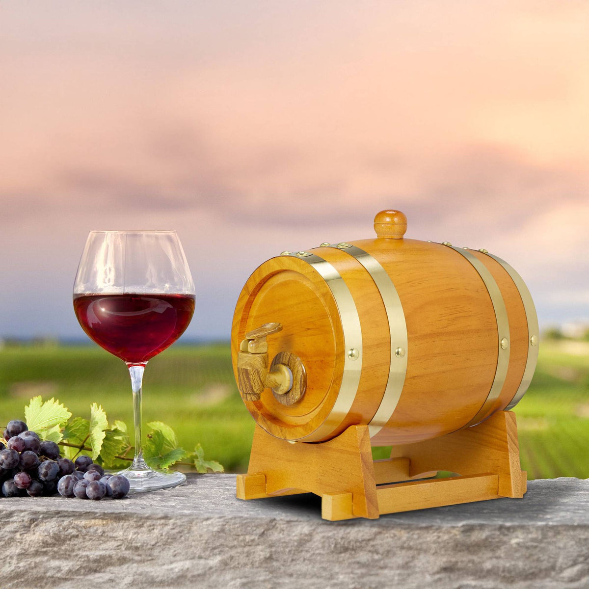 Wooden whiskey barrel 1.25 l