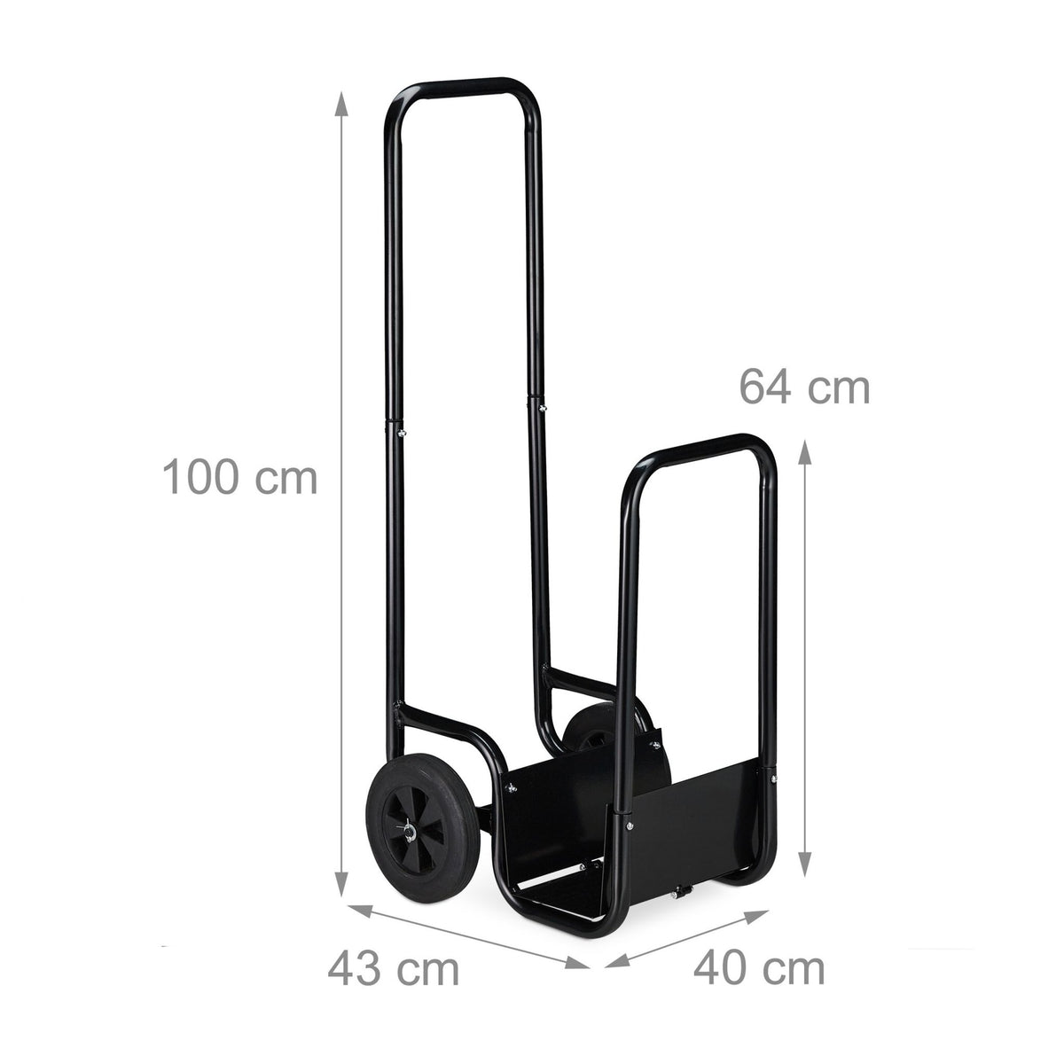 Wood wagon black