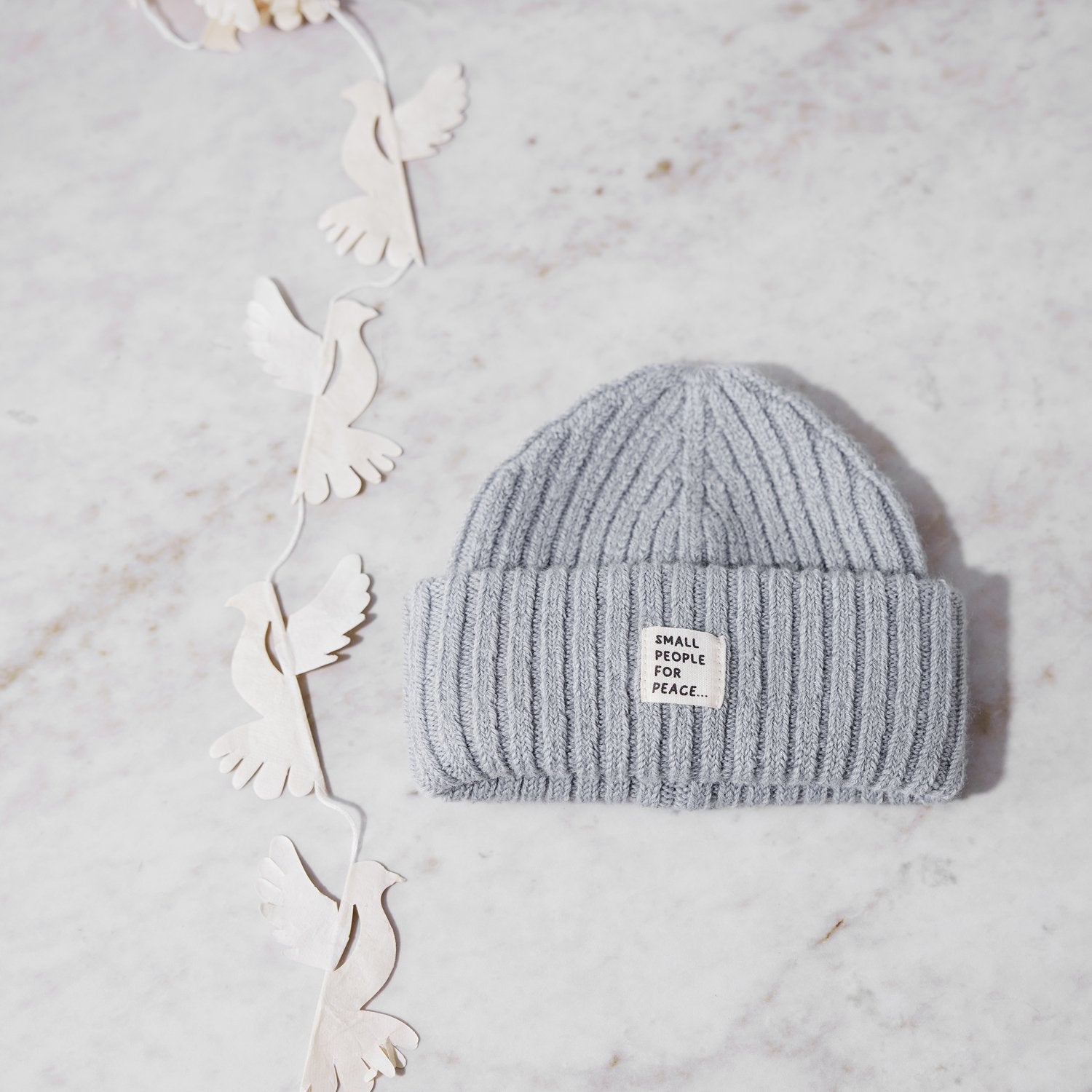 Wool Beanie for Kids, Sunrise Blue, Ages 2-3