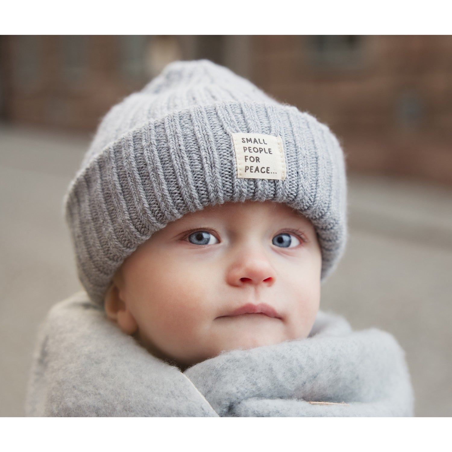 Wool Beanie for Kids, Sunrise Blue, Ages 2-3