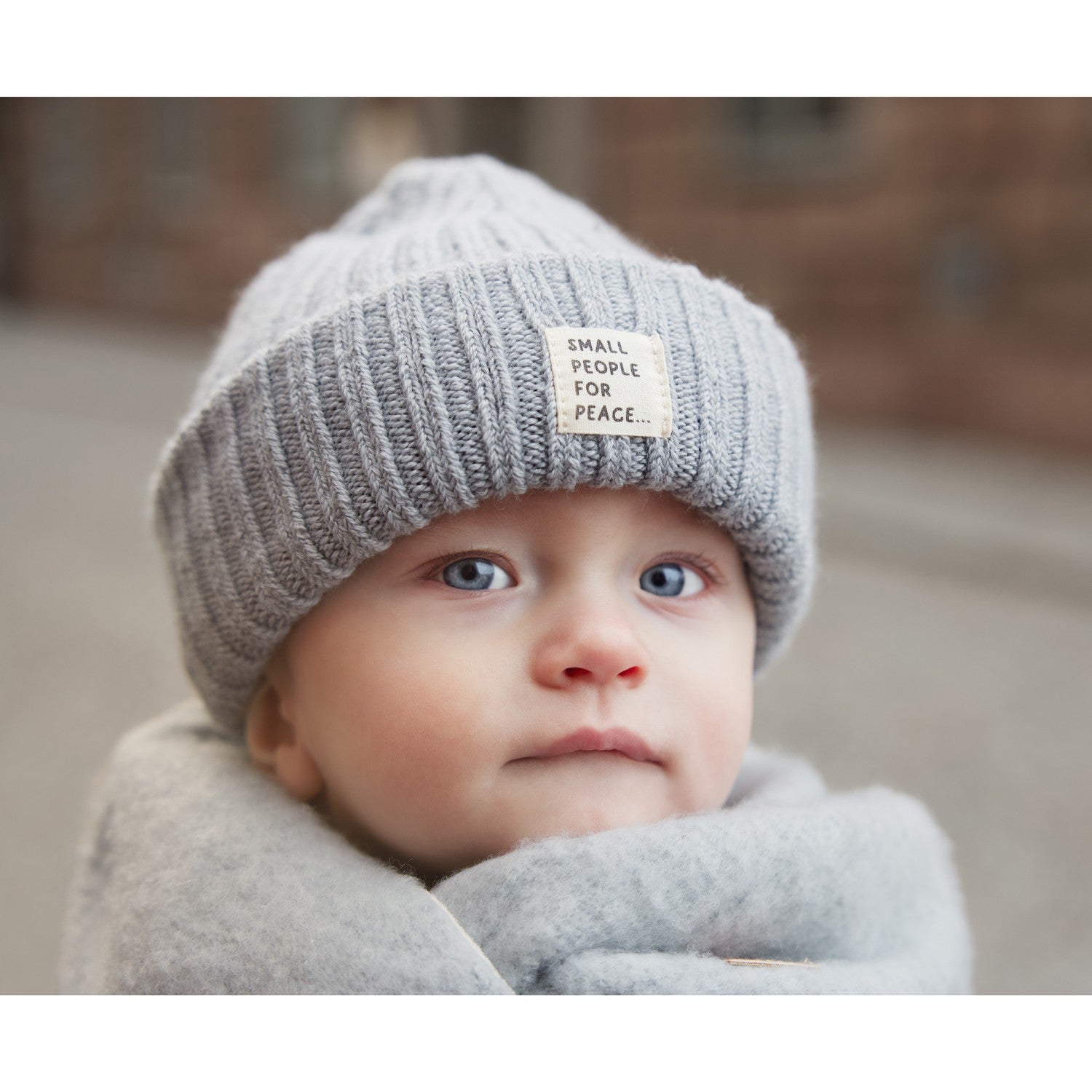 Wool Beanie for Toddlers - Sunrise Blue, Ages 1-2