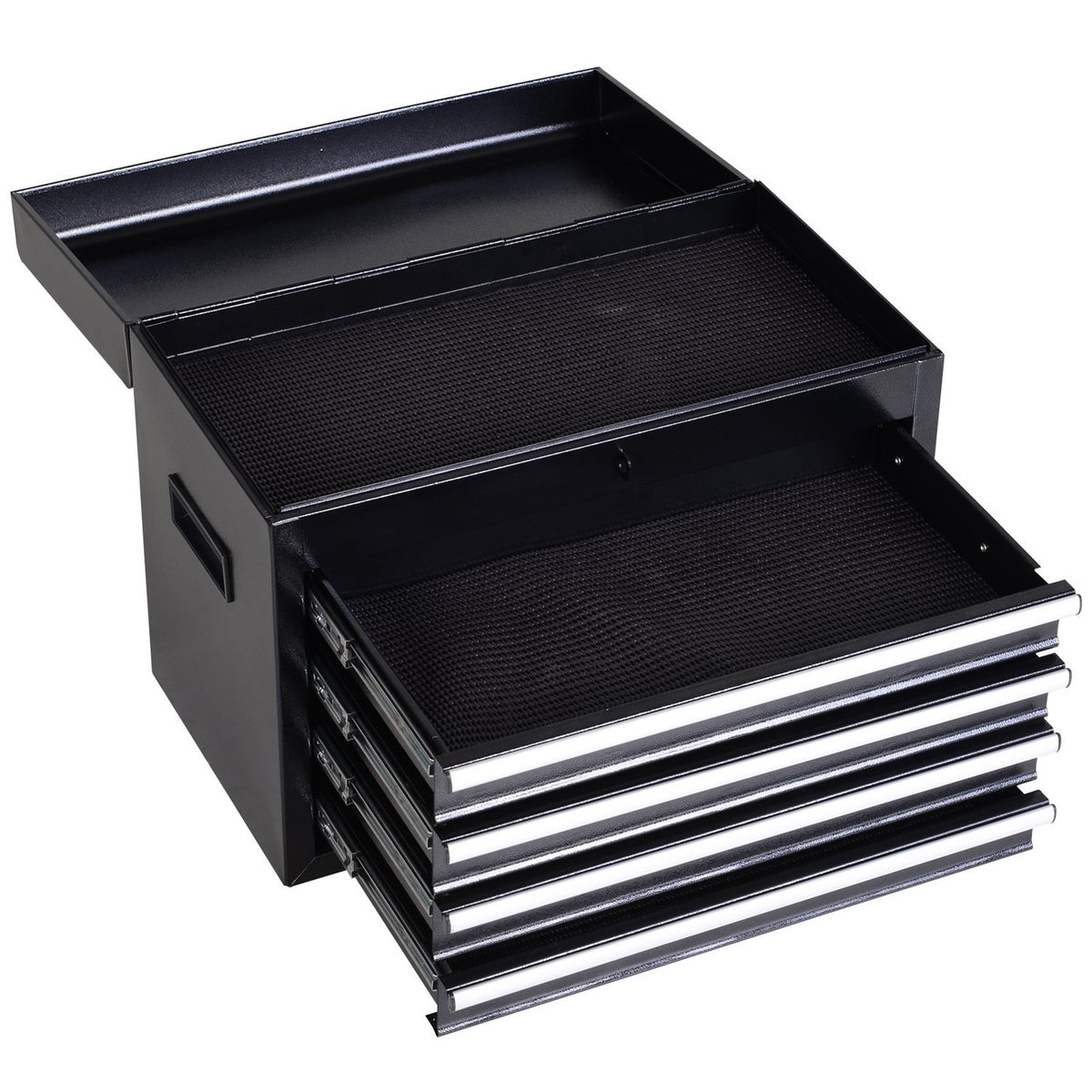 Workshop Trolley 5 Drawers 360° Wheels Metal 52.5X28X104.5Cm