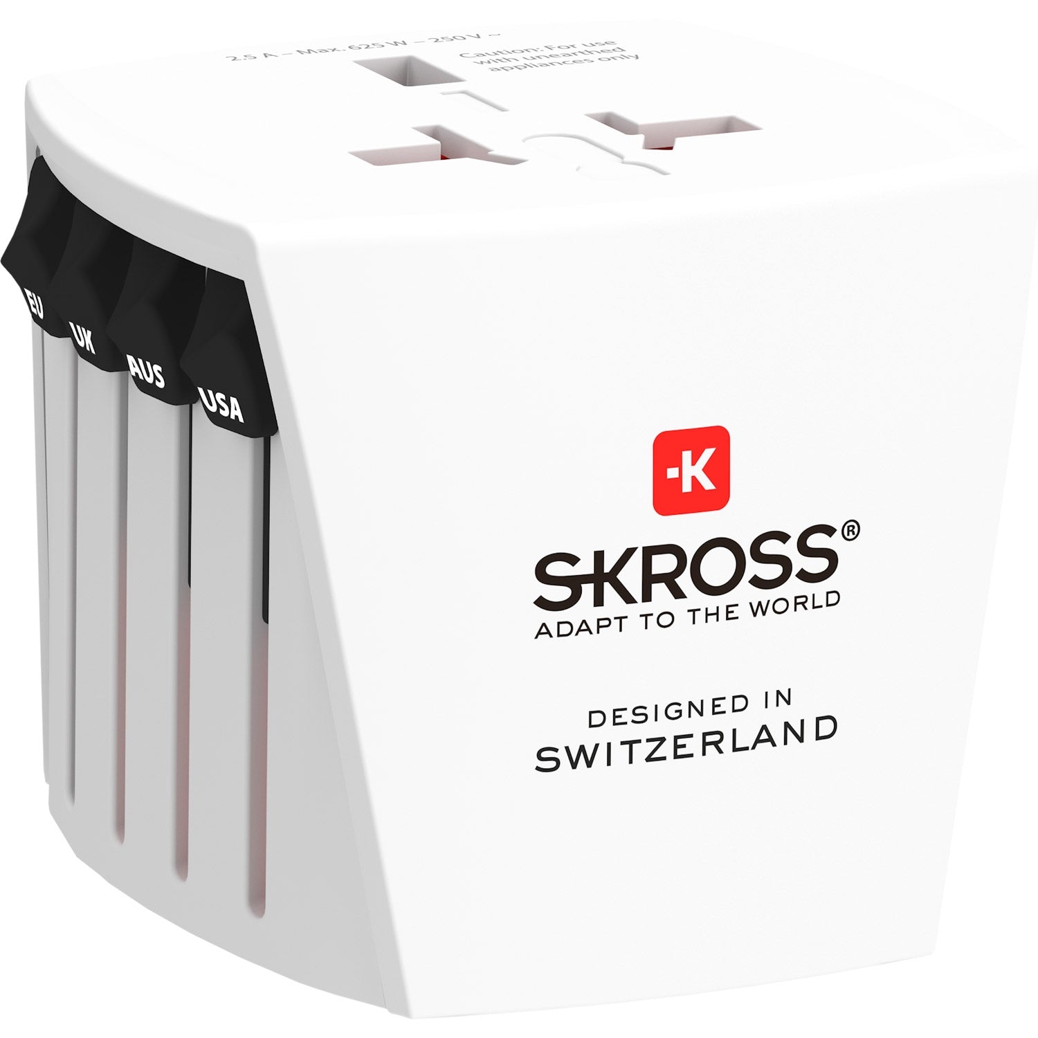 World travel adapter MUV Micro Ungrounded