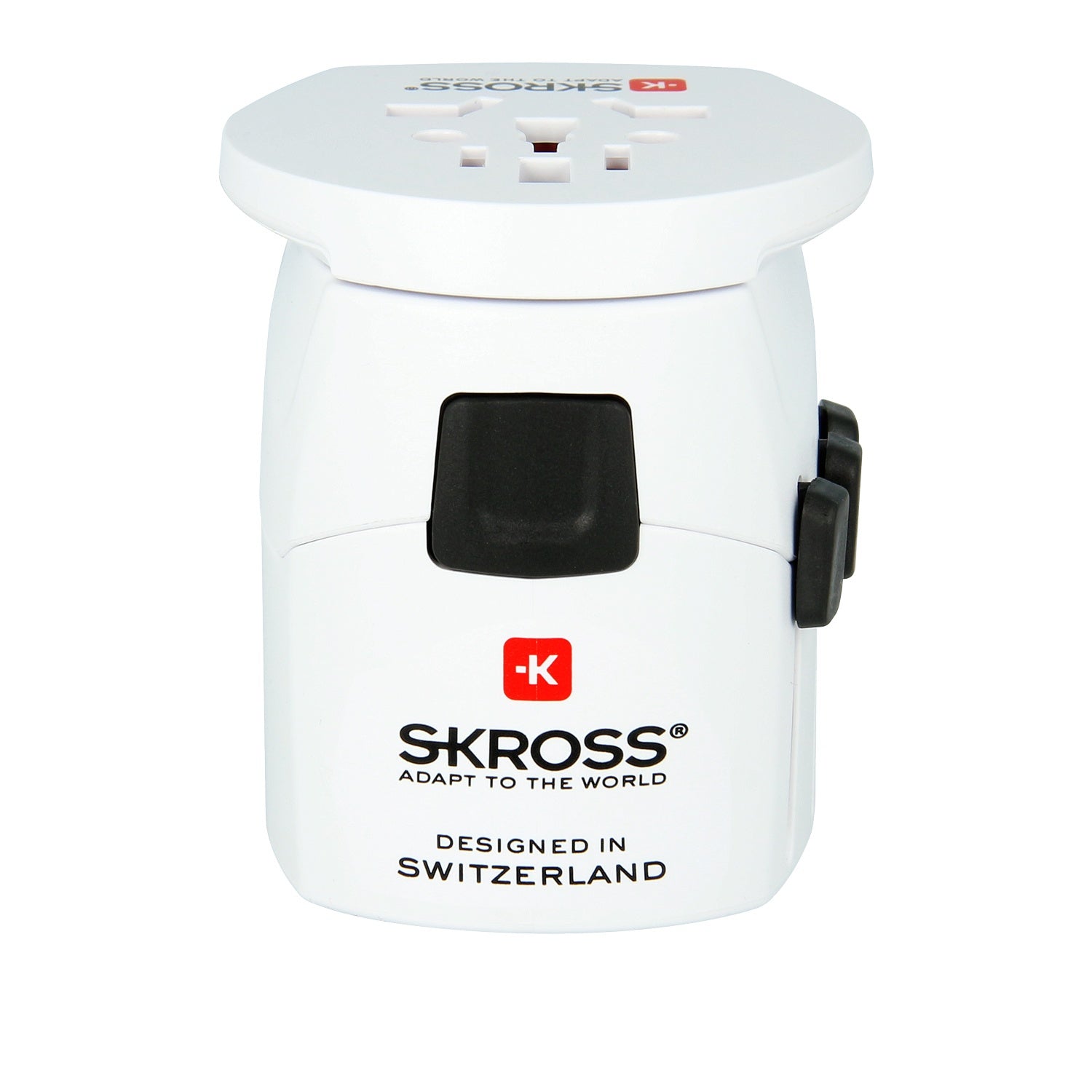 World travel adapter PRO Light World 2xUSB-A 15W Grounded