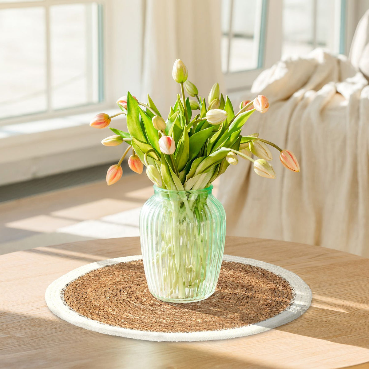 Woven placemats 4 parts