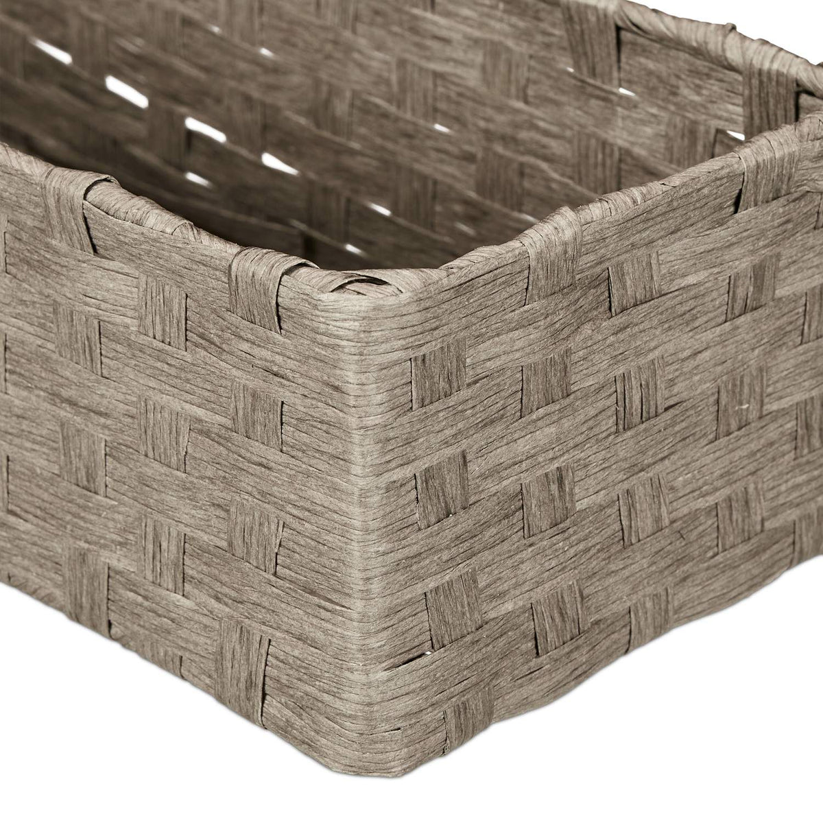 Woven storage basket, set of 4