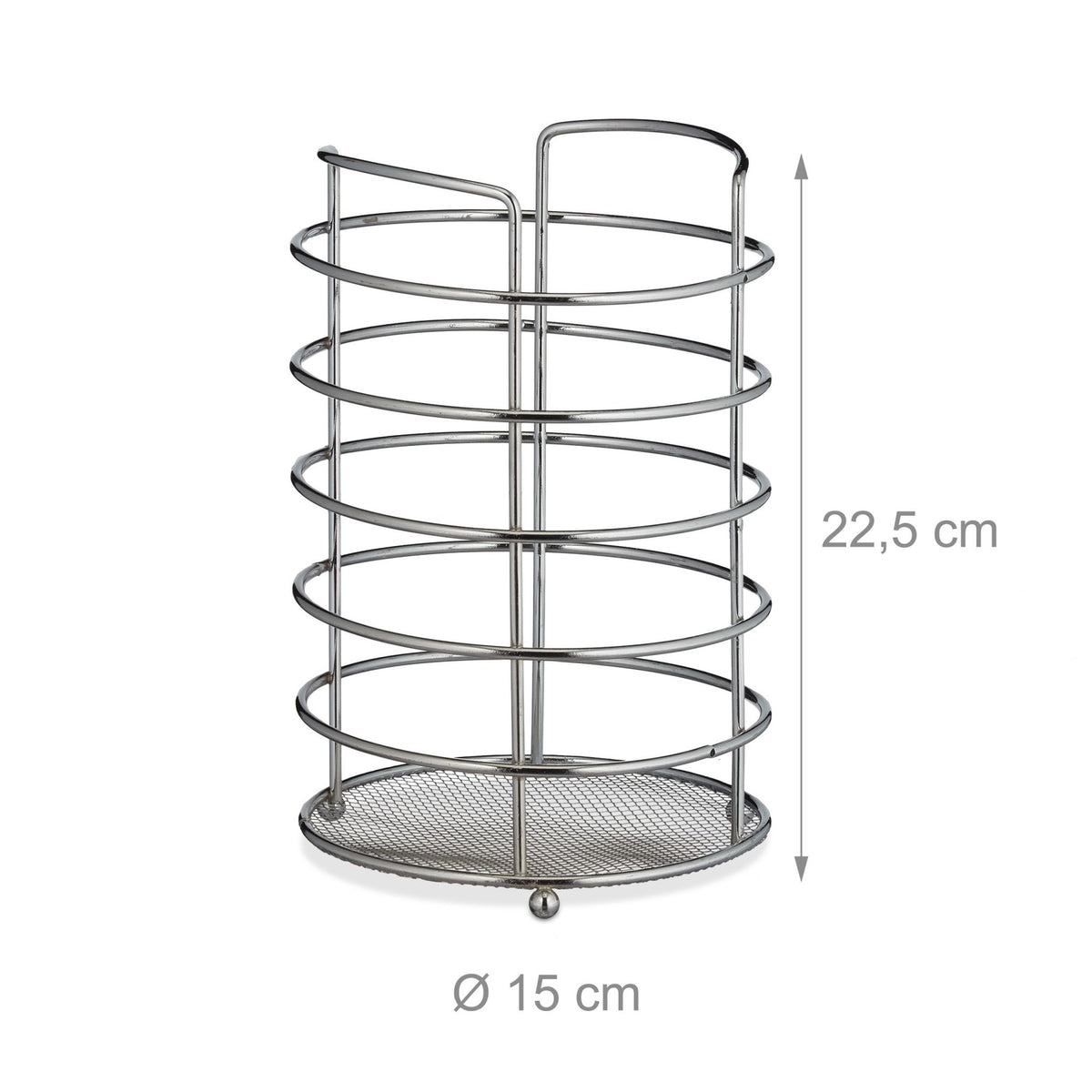 XL Holder for kitchen utensils in metal