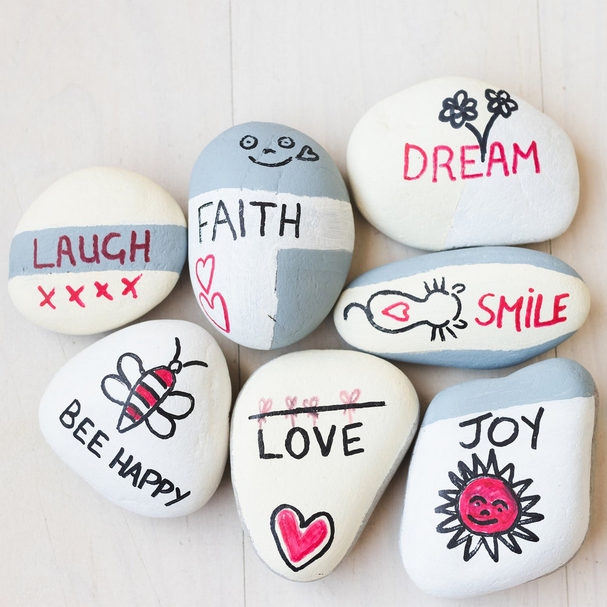 XL Pebbles for Painting – 2 kg Decorative Stones