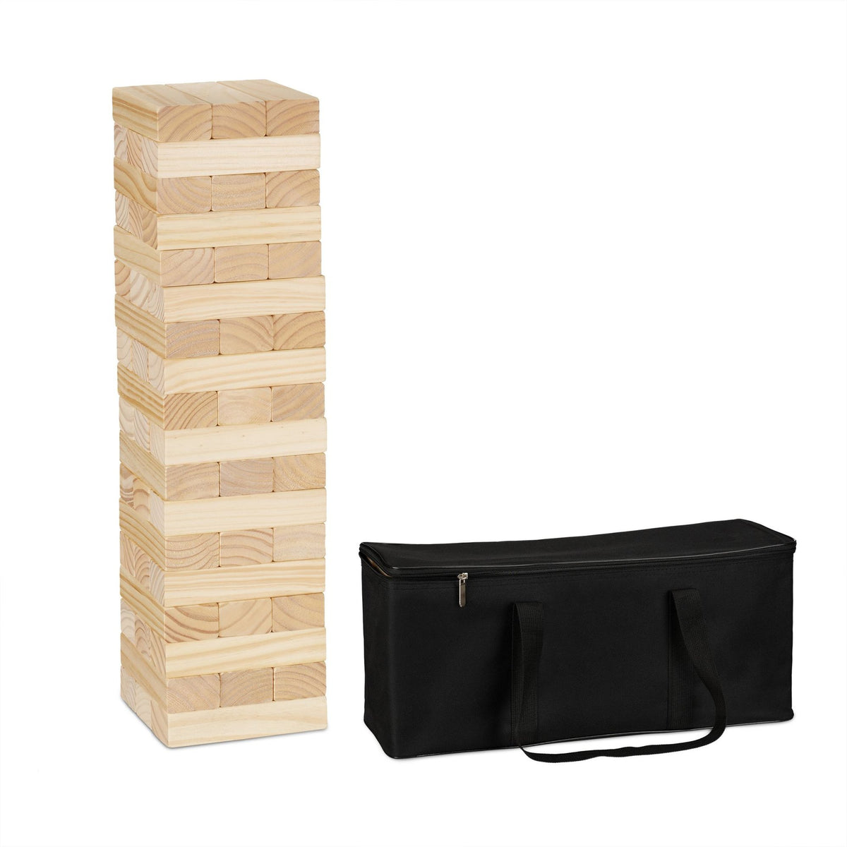 XL Wobble Tower Wood