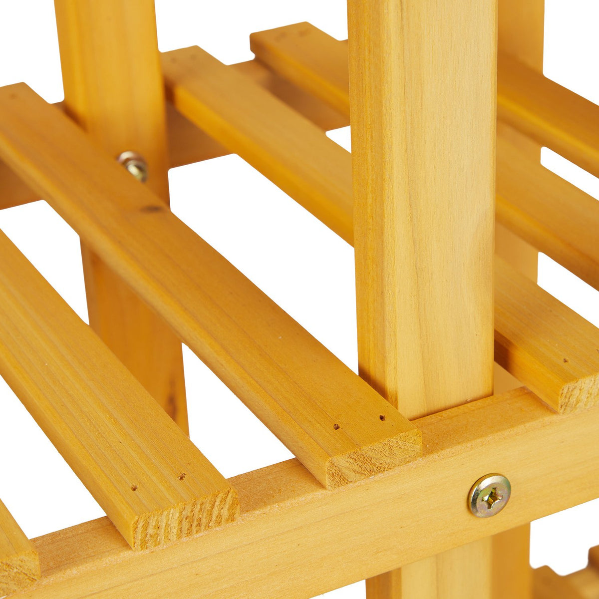 XL wooden plant stand with 5 levels