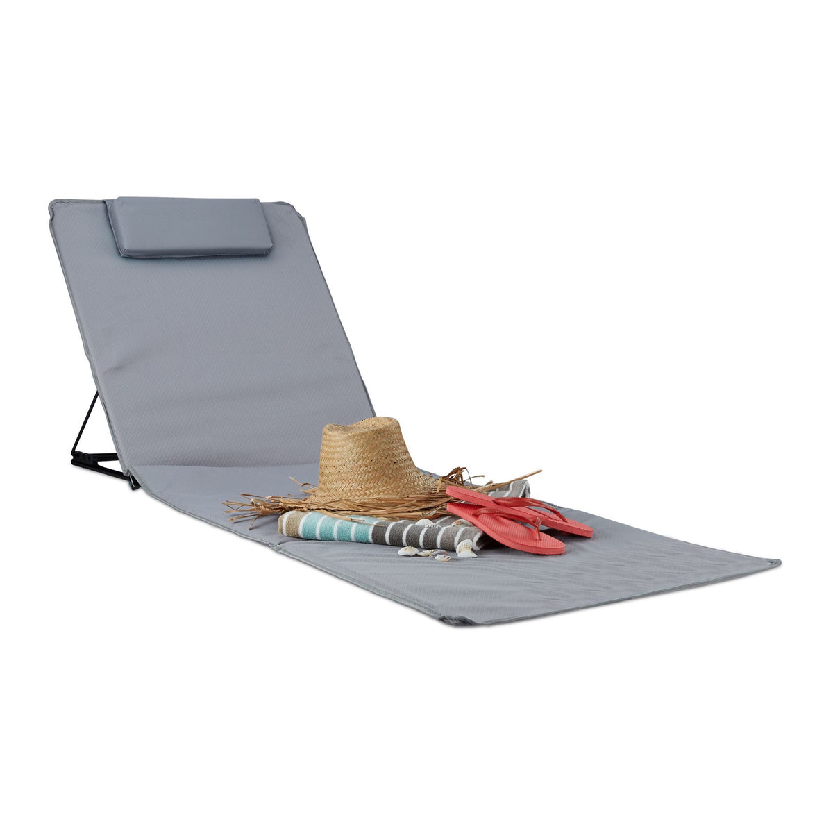 XXL beach mat with pillow
