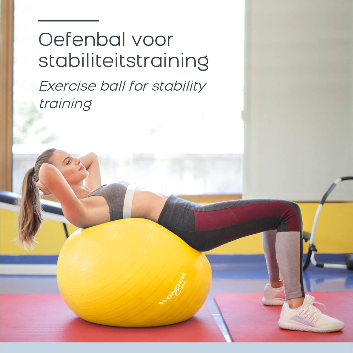 Yoga & Fitness Ball – 65 cm, Orange