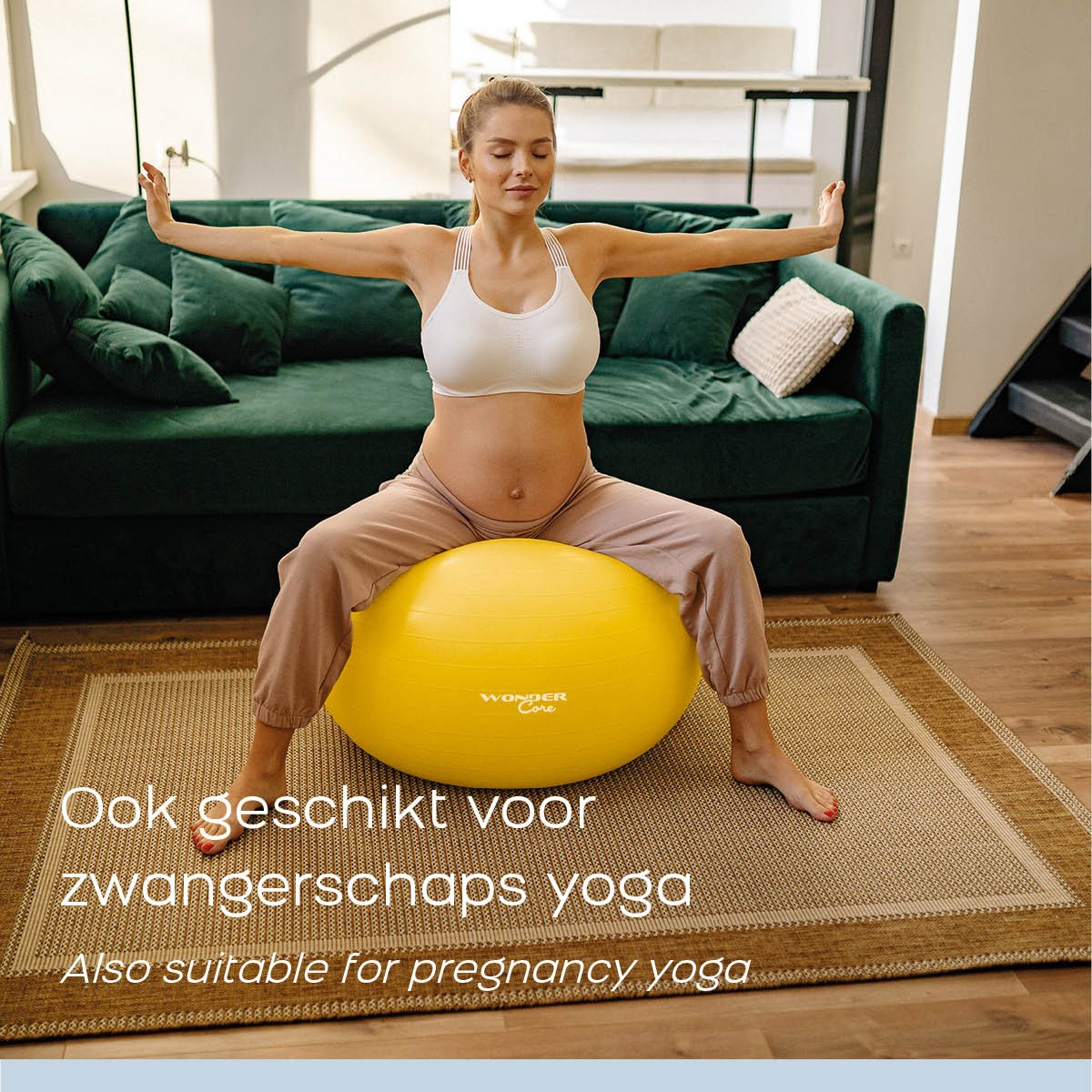 Yoga & Fitness Ball – 65 cm, Orange