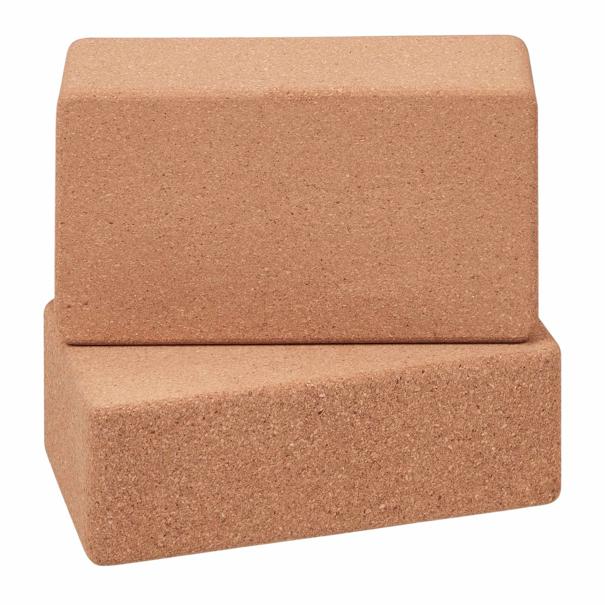 Yoga block in cork, set of 2