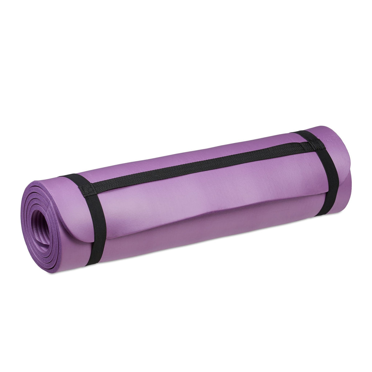 Yoga mat 1 cm thick solid color