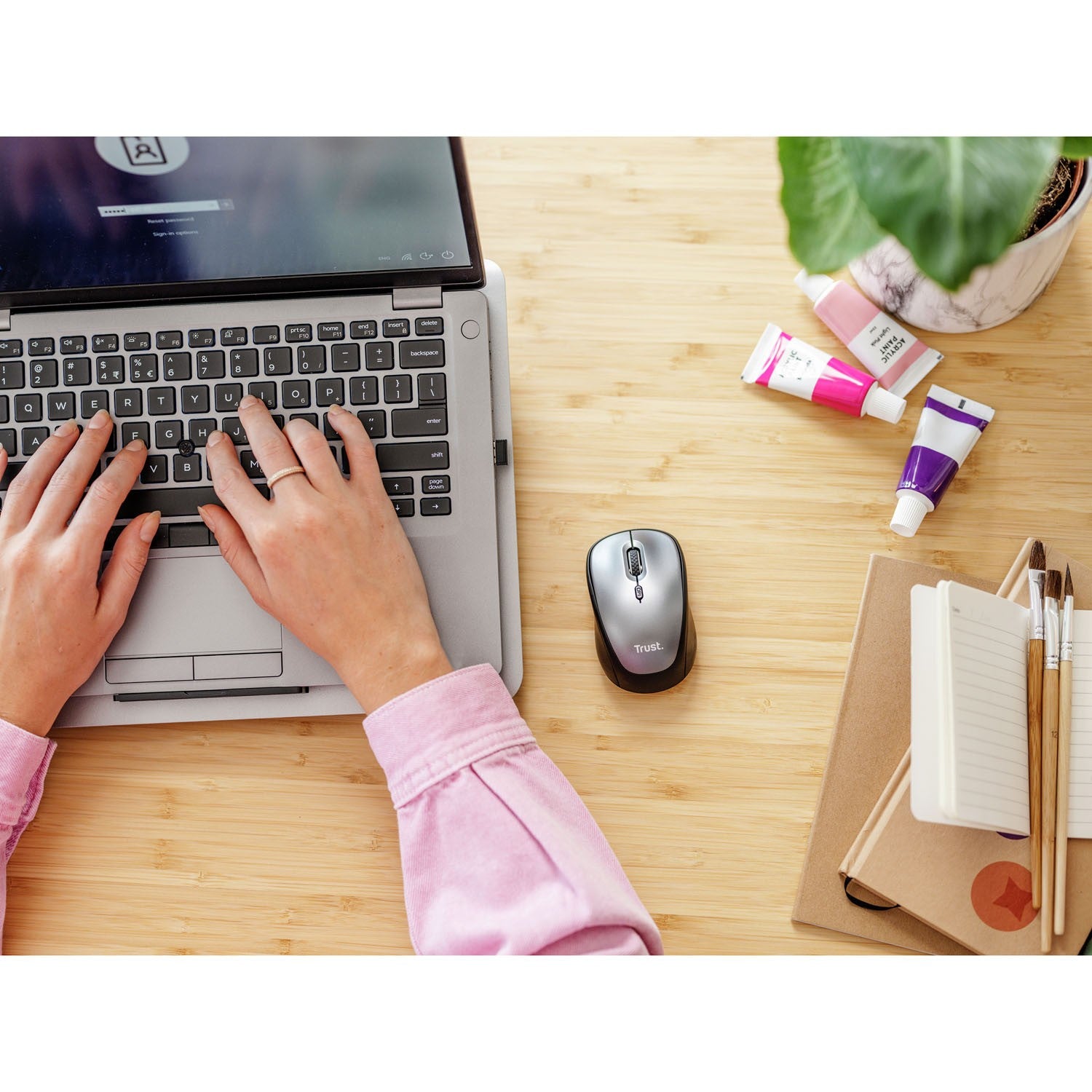 Yvi+ Wireless mouse Eco-design Black